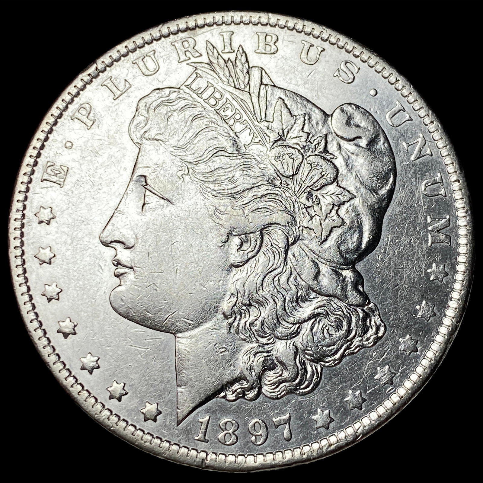 1897-O Silver Morgan Dollar CLOSELY UNCIRCULATED: 1897-O Silver Morgan Dollar CLOSELY UNCIRCULATED