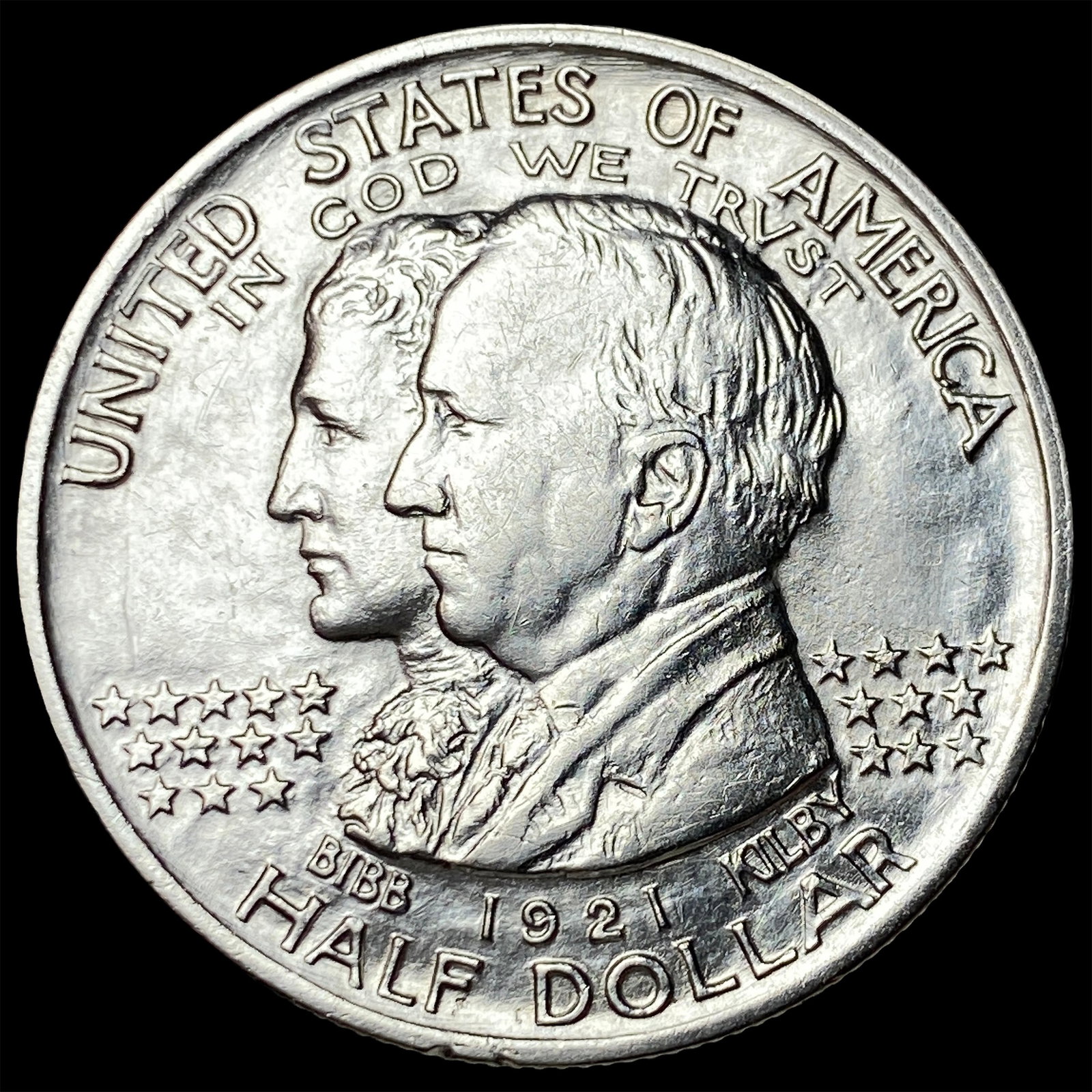 1921 Silver Alabama Half Dollar UNCIRCULATED (1 of 2)
