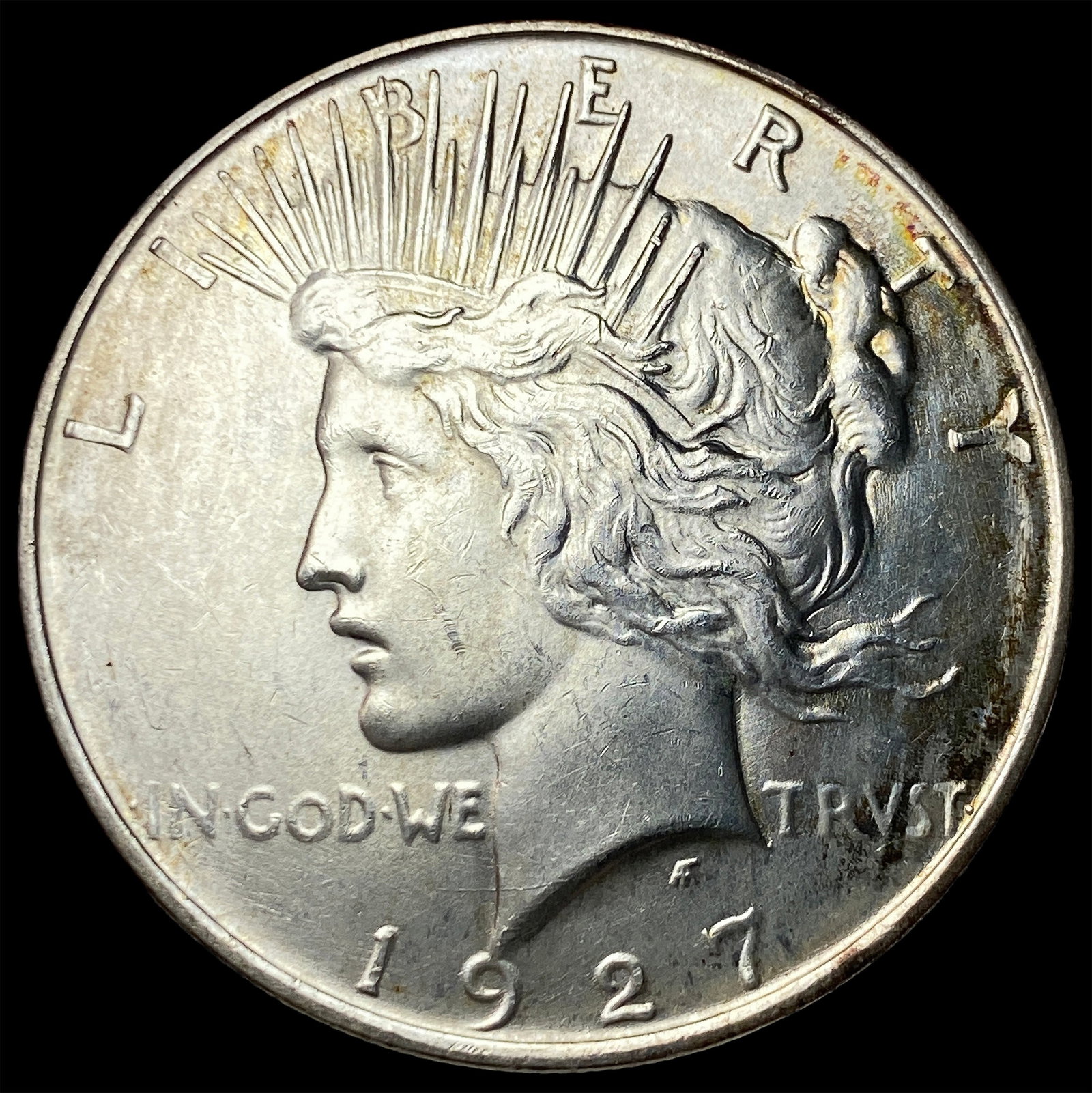 1927-D Peace Silver Dollar CHOICE BU: 1927-D Peace Silver Dollar CHOICE BU