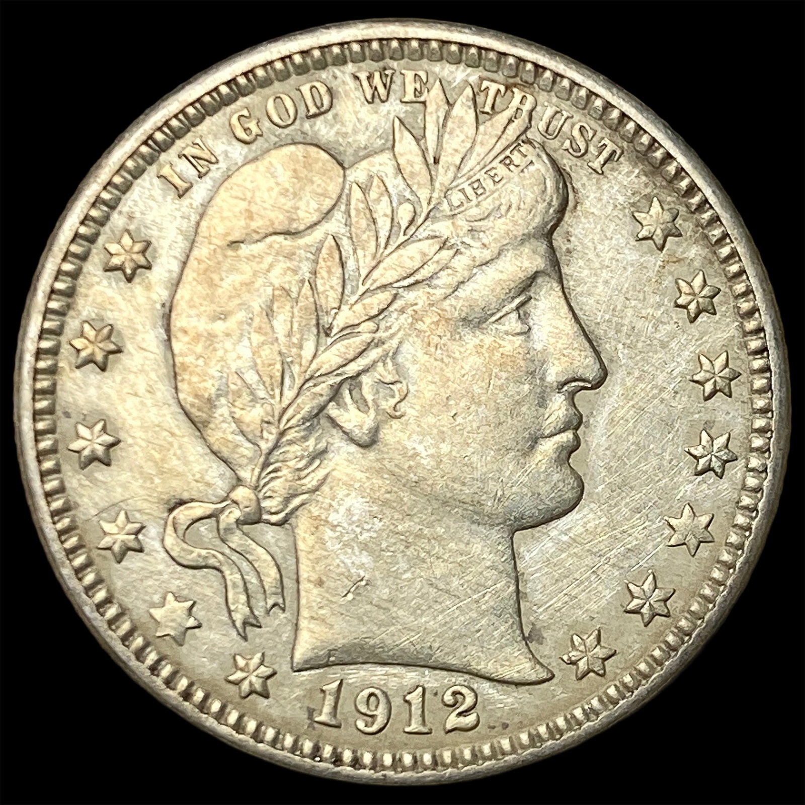 1912 Silver Barber Quarter UNCIRCULATED (1 of 2)
