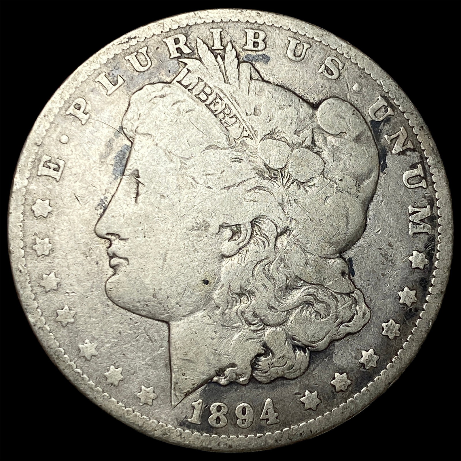 1894-O Silver Morgan Dollar LIGHTLY CIRCULATED: 1894-O Silver Morgan Dollar LIGHTLY CIRCULATED