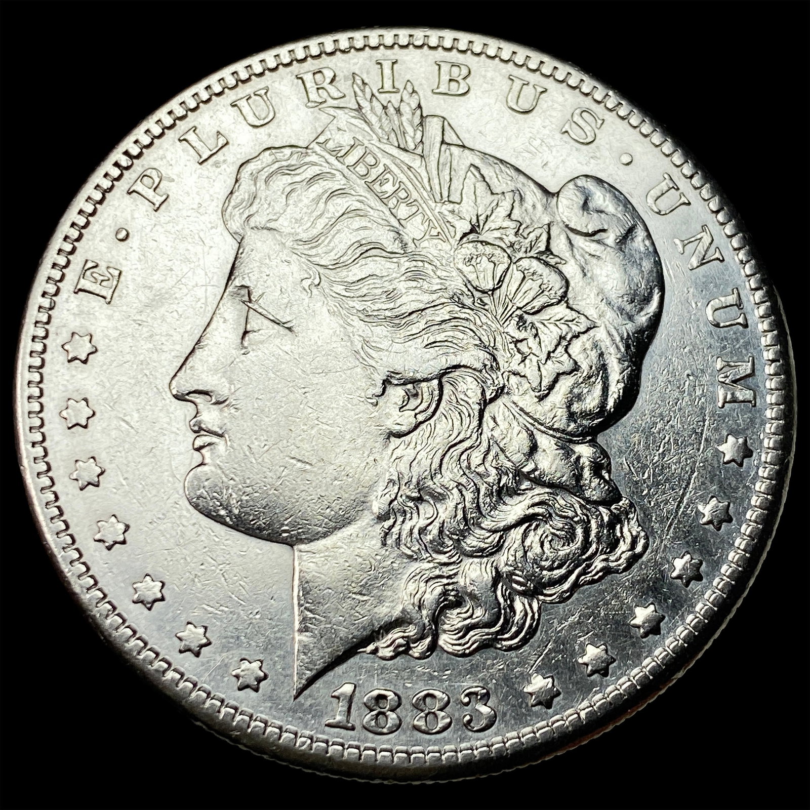1883-S Silver Morgan Dollar CLOSELY UNCIRCULATED: 1883-S Silver Morgan Dollar CLOSELY UNCIRCULATED