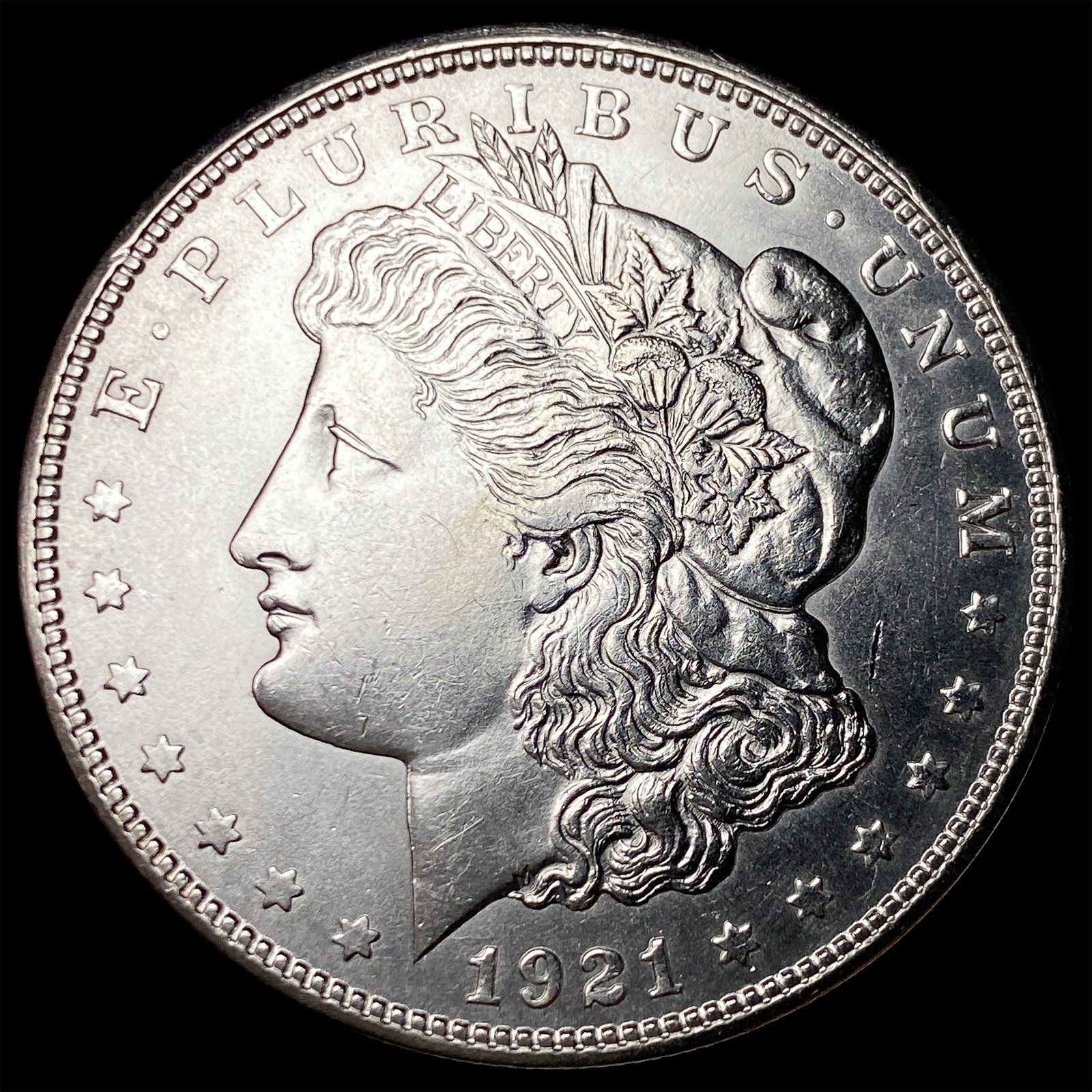 1921-D Morgan Silver Dollar CHOICE BU: 1921-D Morgan Silver Dollar CHOICE BU