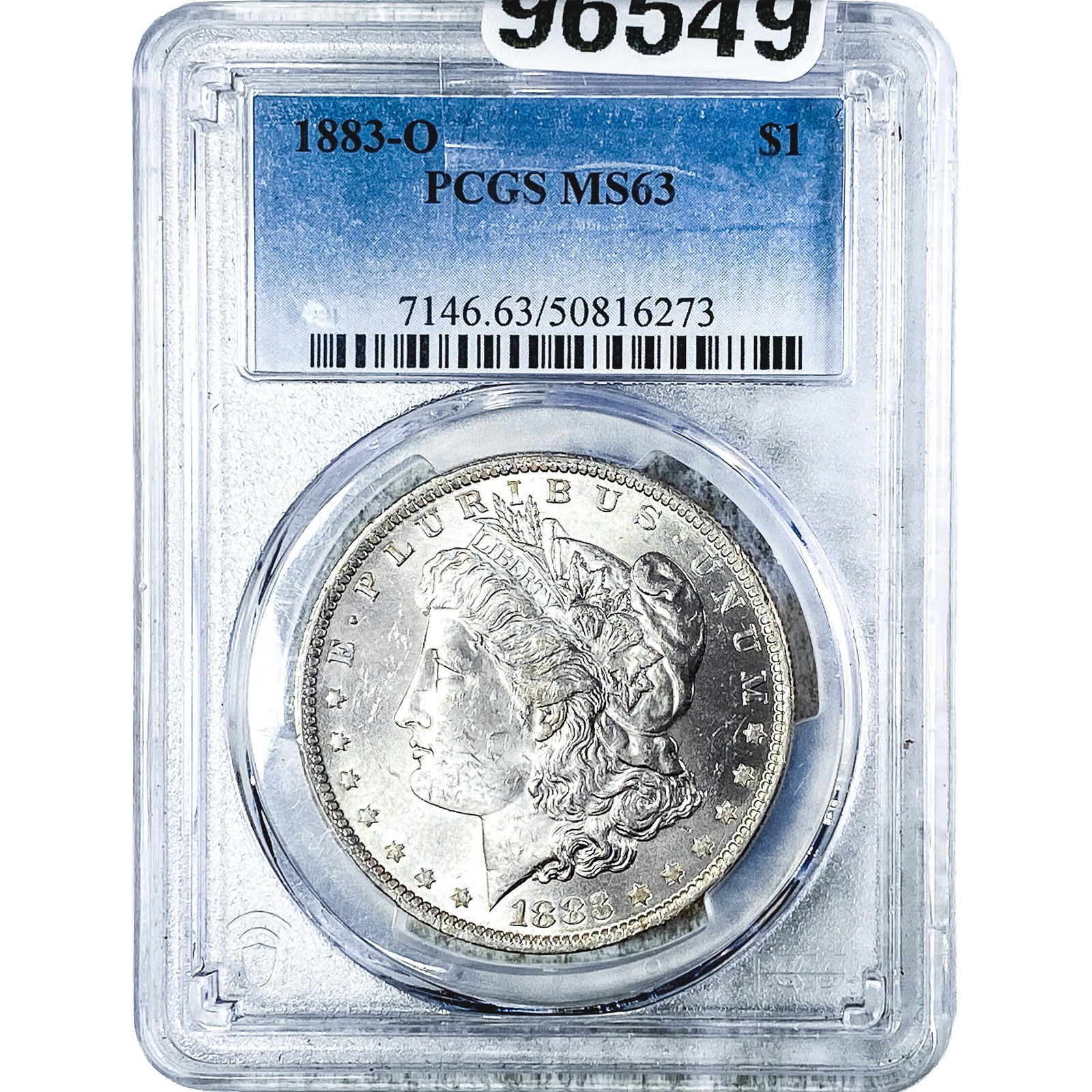 1883-O Morgan Silver Dollar PCGS MS63: 1883-O Morgan Silver Dollar PCGS MS63