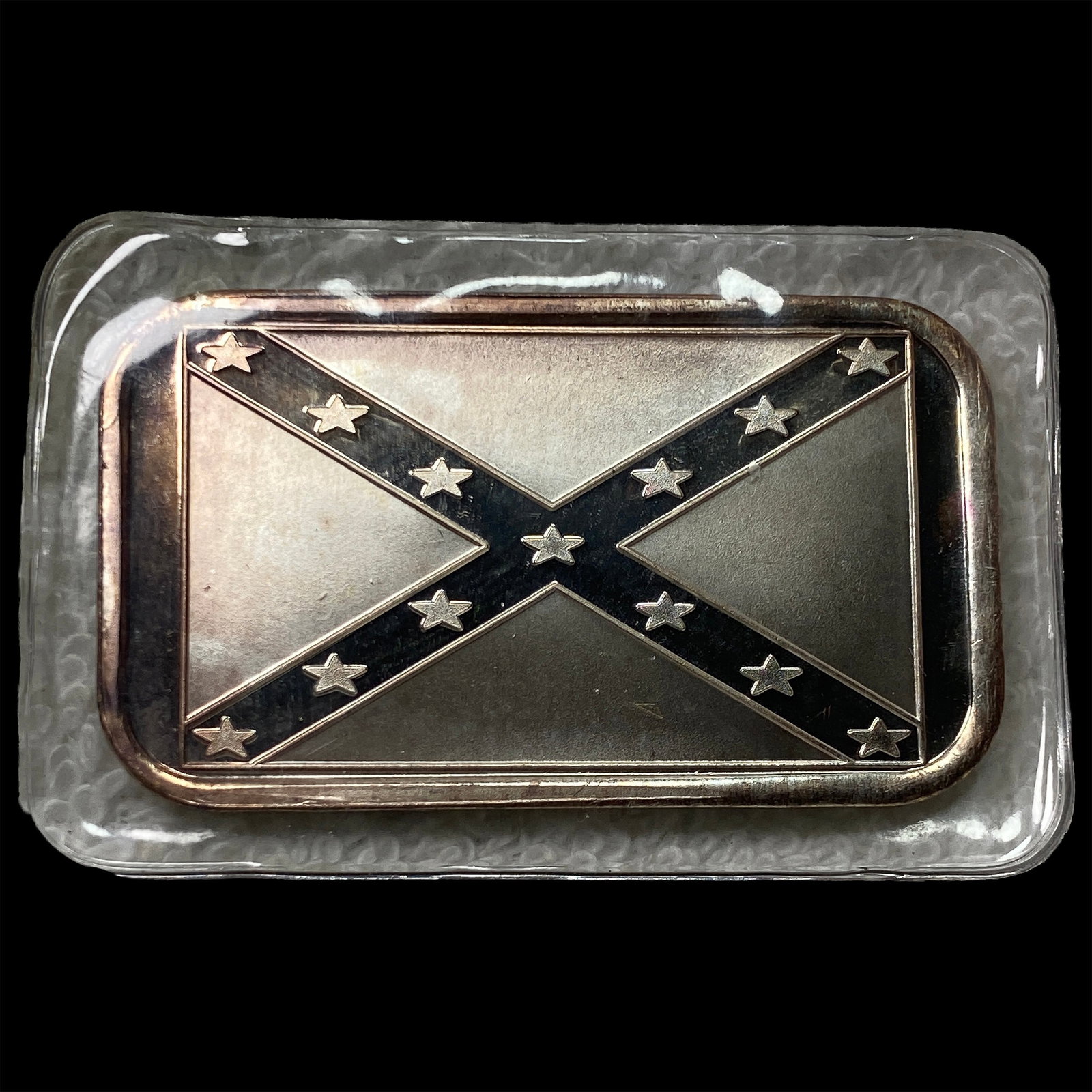 1oz .999 Fine Silver Bar Flag Design HIGH GRADE (1 of 2)