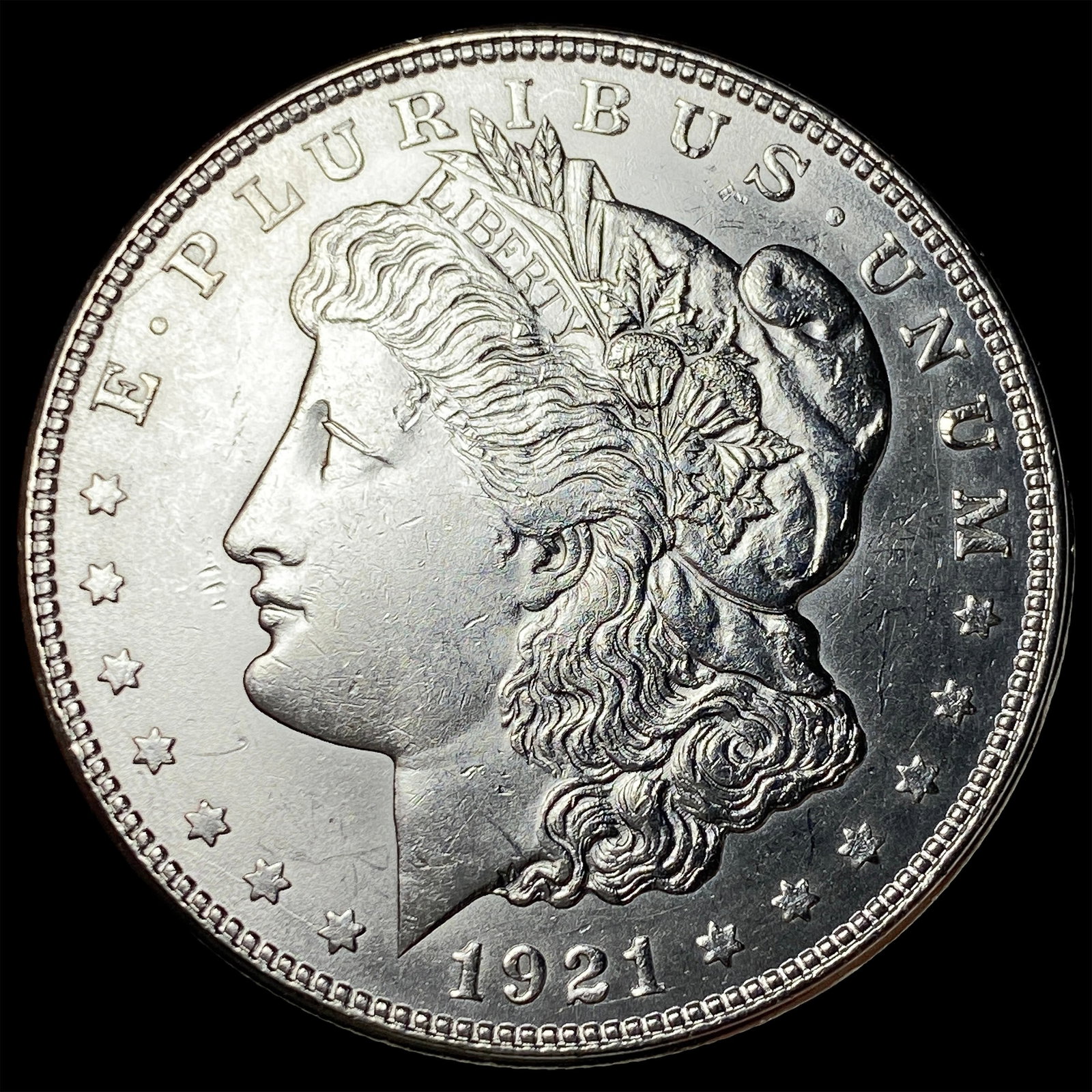 1921-D Silver Morgan Dollar CHOICE AU: 1921-D Silver Morgan Dollar CHOICE AU