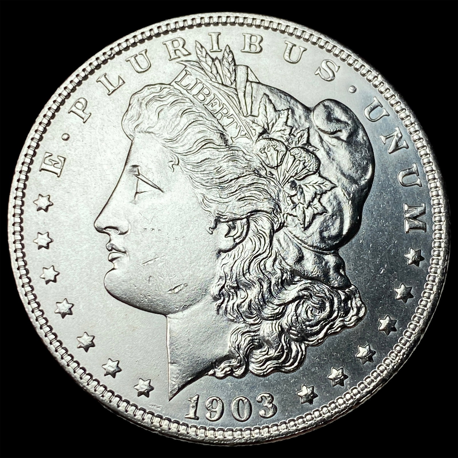 1903 Morgan Silver Dollar GEM BU: 1903 Morgan Silver Dollar GEM BU