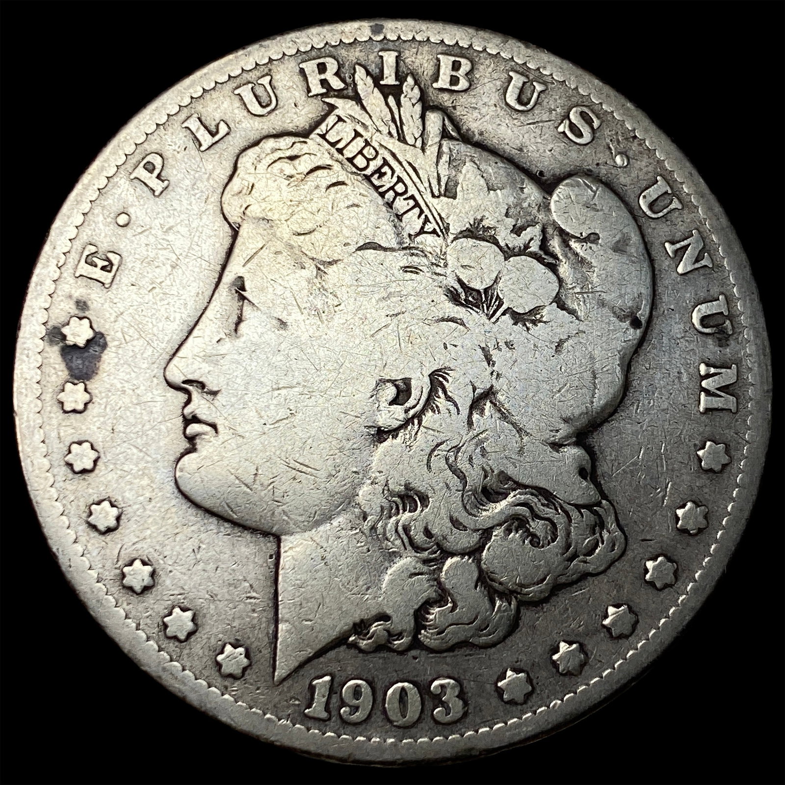 1903-S Silver Morgan Dollar LIGHTLY CIRCULATED: 1903-S Silver Morgan Dollar LIGHTLY CIRCULATED