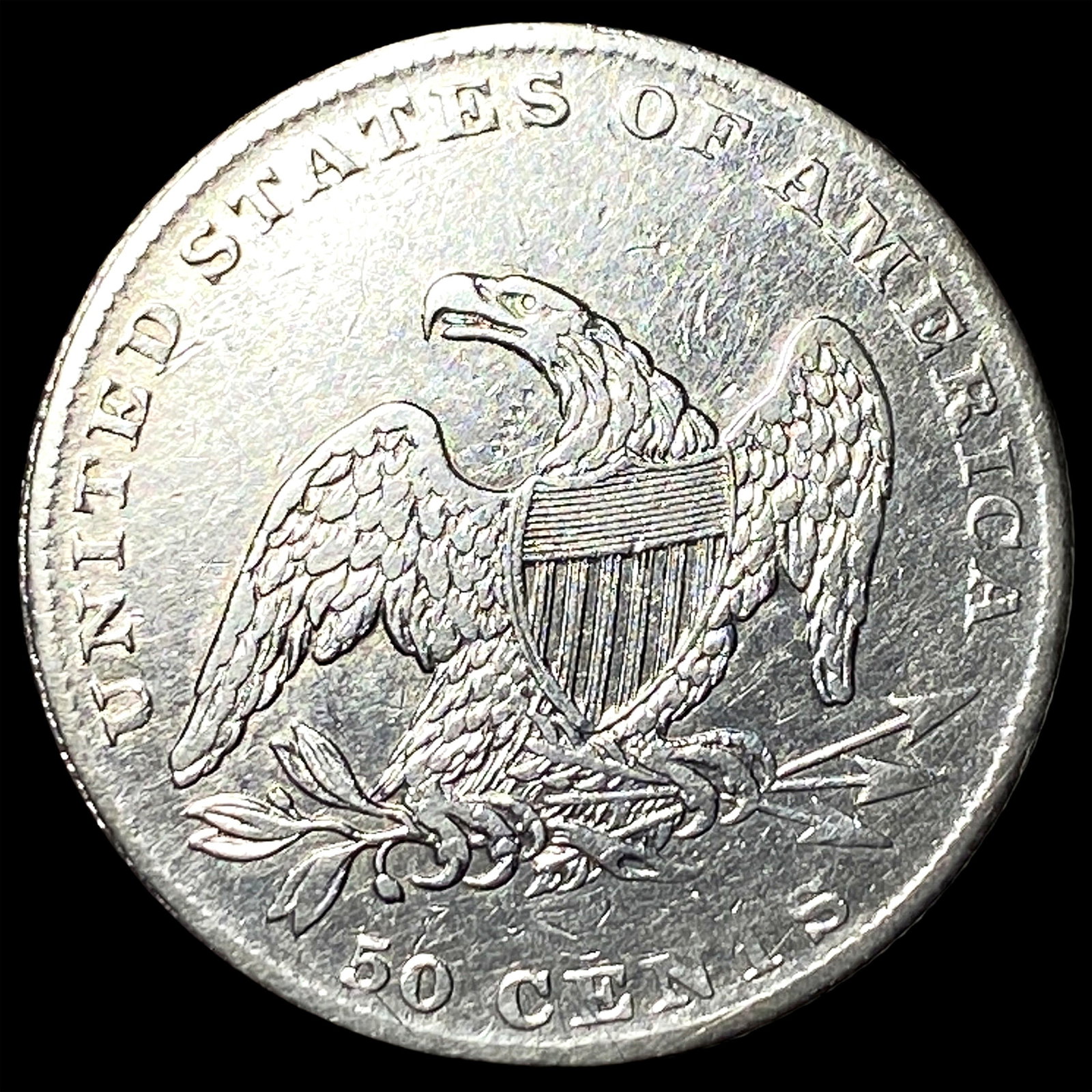 1837 Capped Bust Half Dollar UNCIRCULATED - 2