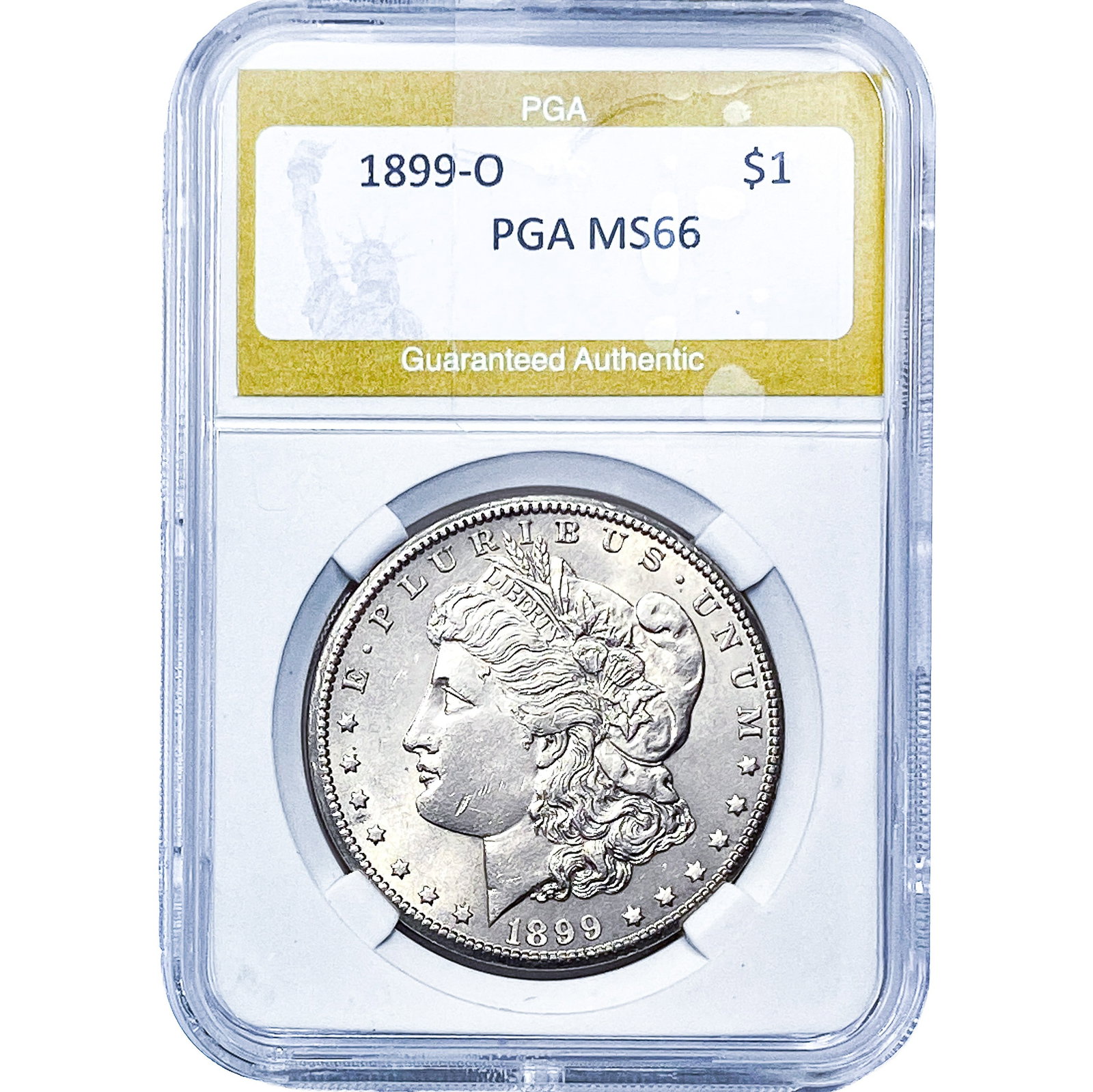 1899-O Morgan Silver Dollar PGA MS66: 1899-O Morgan Silver Dollar PGA MS66