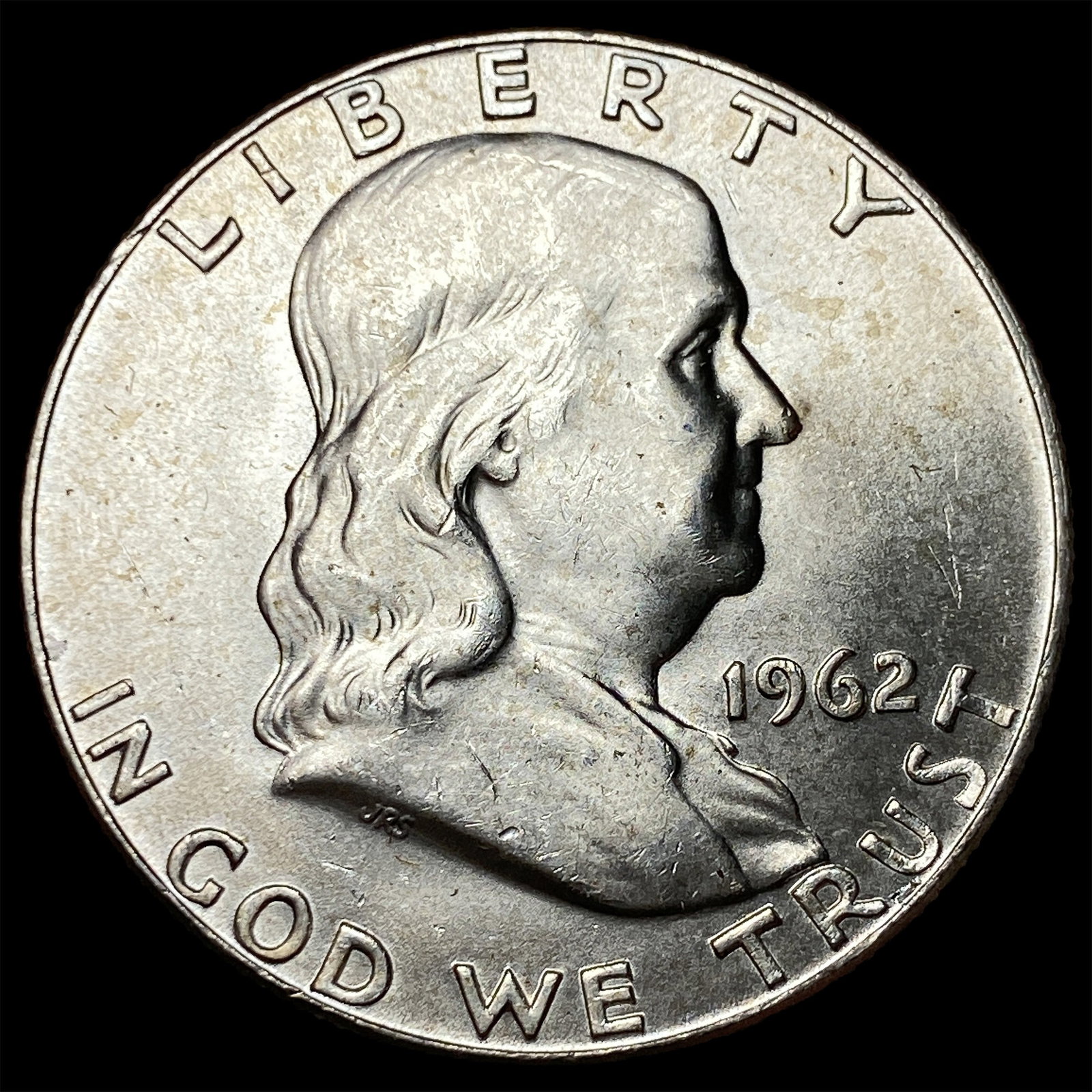 1962-D Silver Franklin Half Dollar GEM BU (1 of 2)