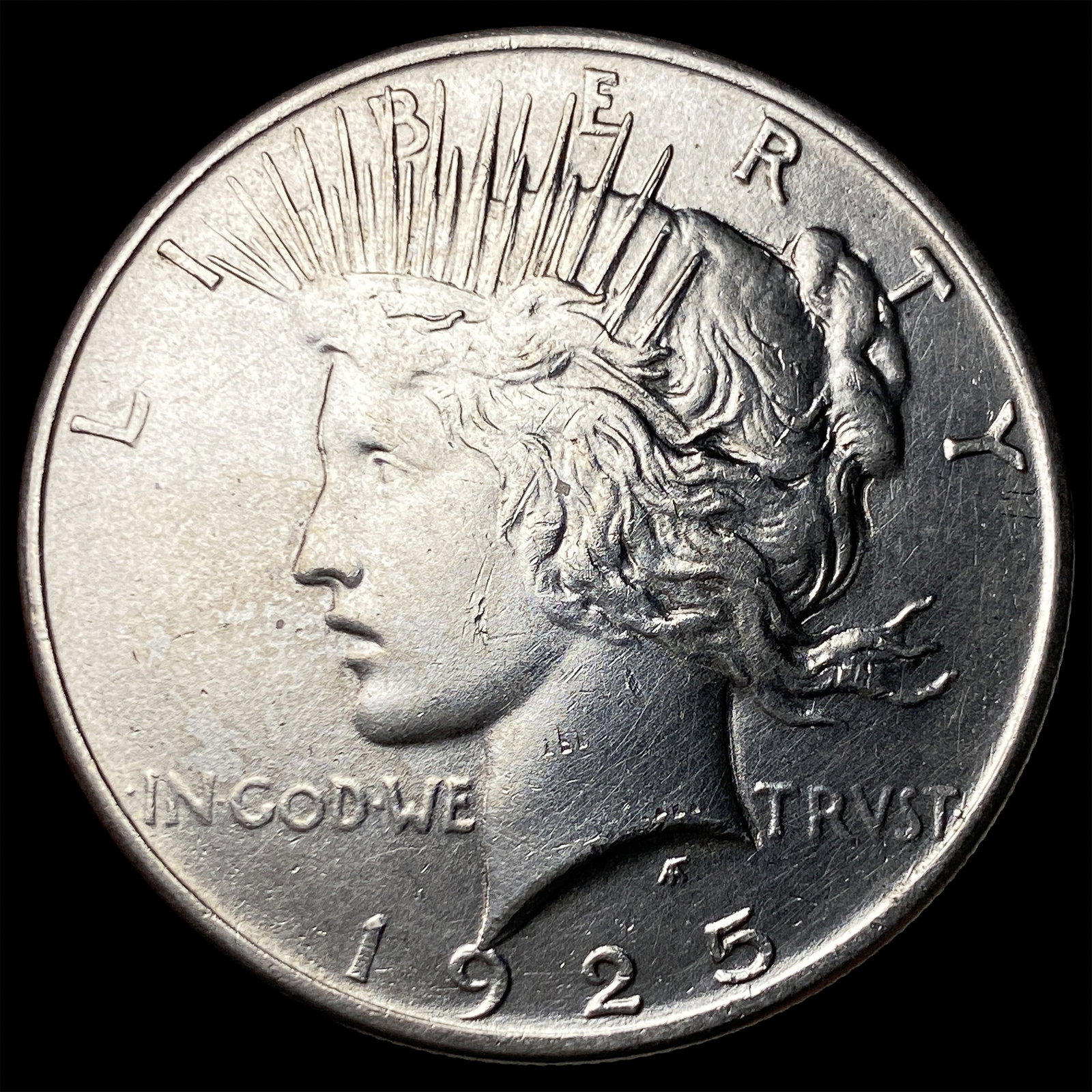 1925 Silver Peace Dollar CHOICE BU (1 of 2)
