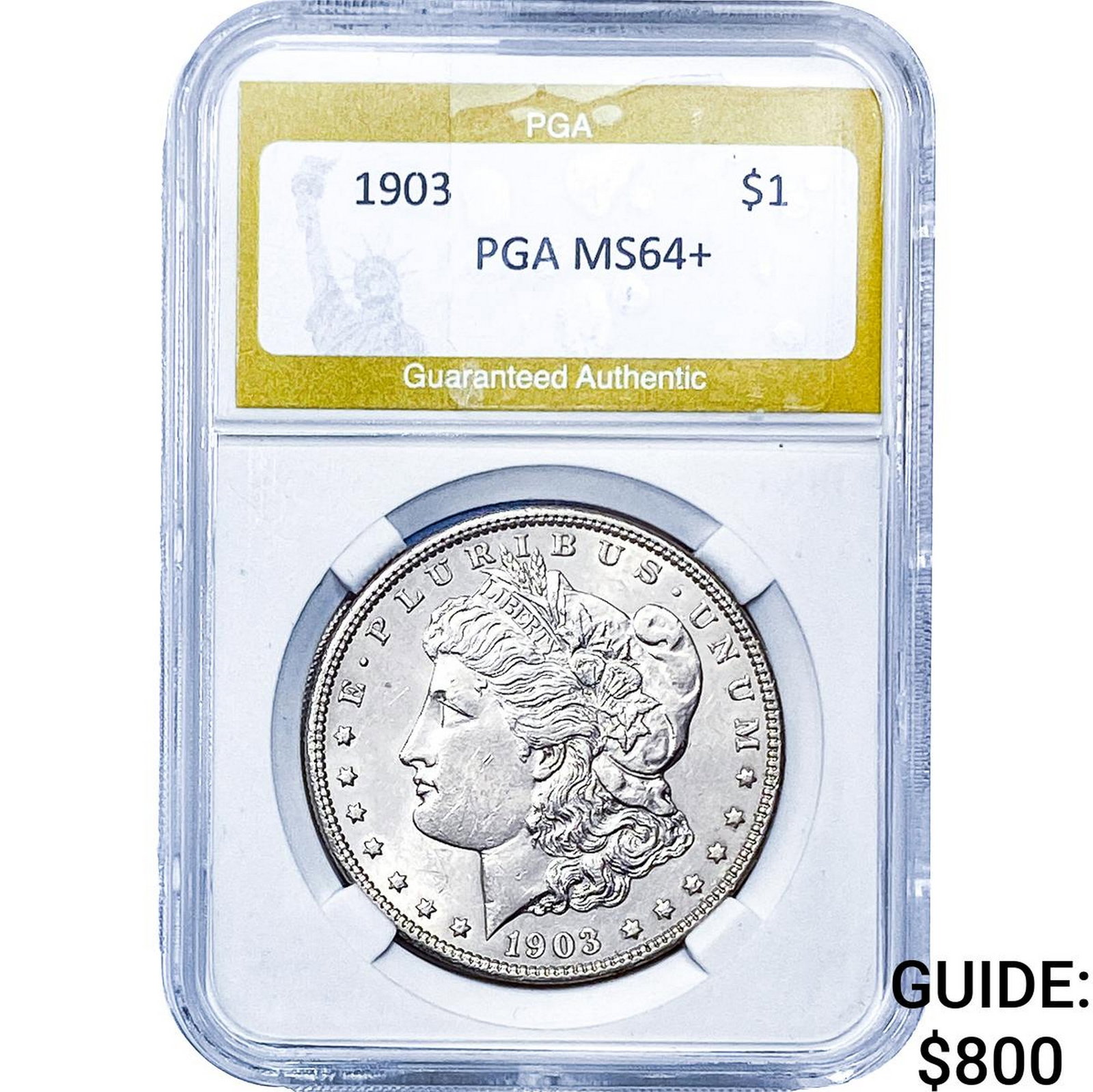 1903 Morgan Silver Dollar PGA MS64+: 1903 Morgan Silver Dollar PGA MS64+