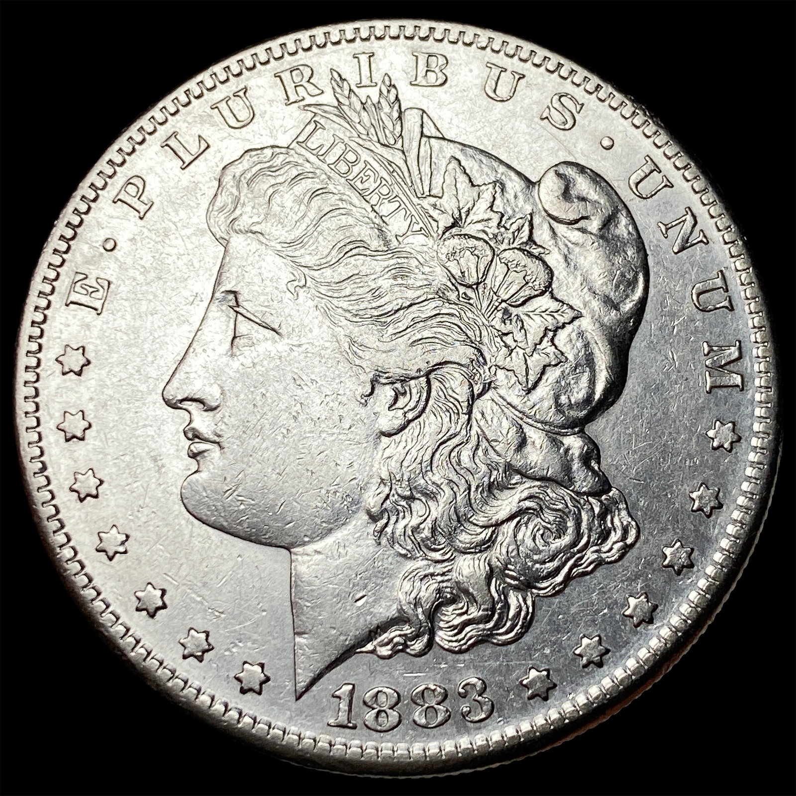 1883-S Silver Morgan Dollar CLOSELY UNCIRCULATED: 1883-S Silver Morgan Dollar CLOSELY UNCIRCULATED