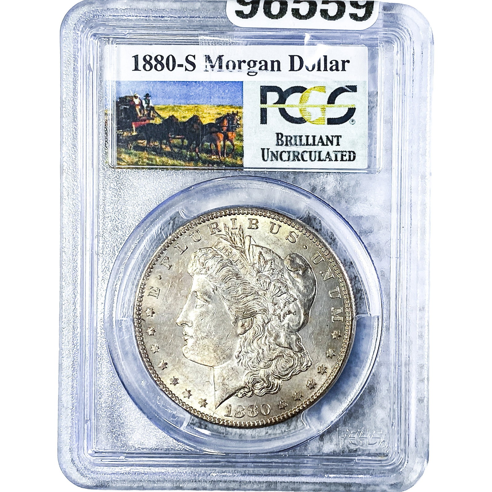 1880-S Morgan Silver Dollar PCGS BU: 1880-S Morgan Silver Dollar PCGS BU