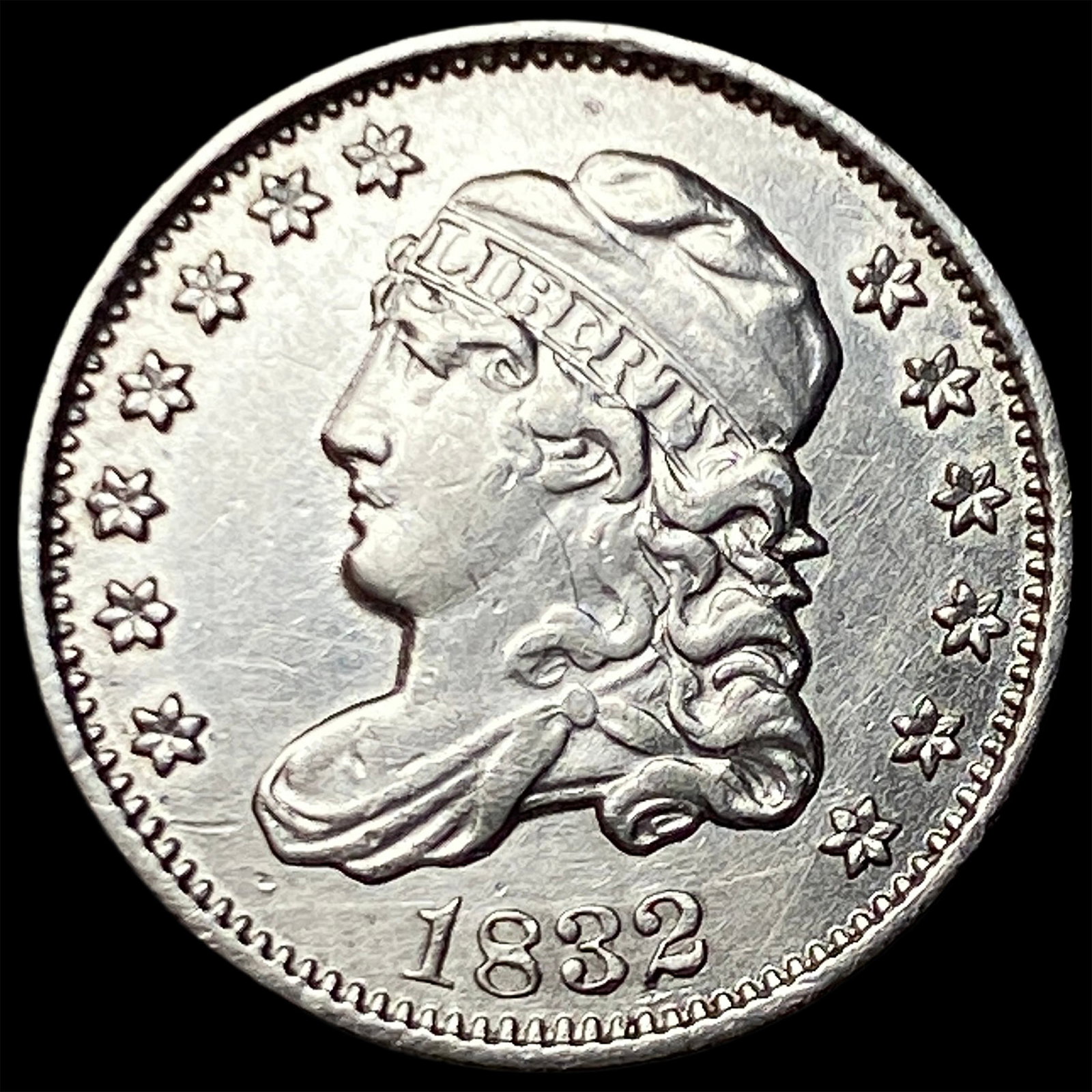 1832 Silver Capped Bust Half Dime UNCIRCULATED (1 of 2)