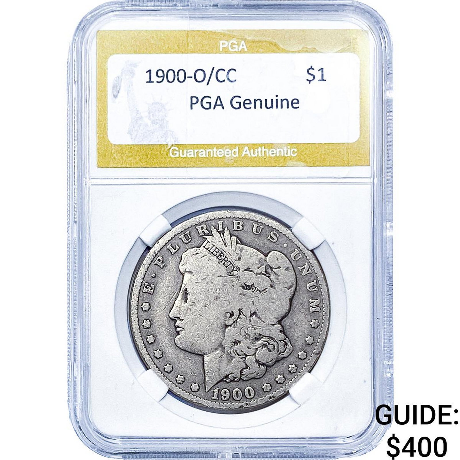 1900-O/CC Morgan Silver Dollar PGA G: 1900-O/CC Morgan Silver Dollar PGA G