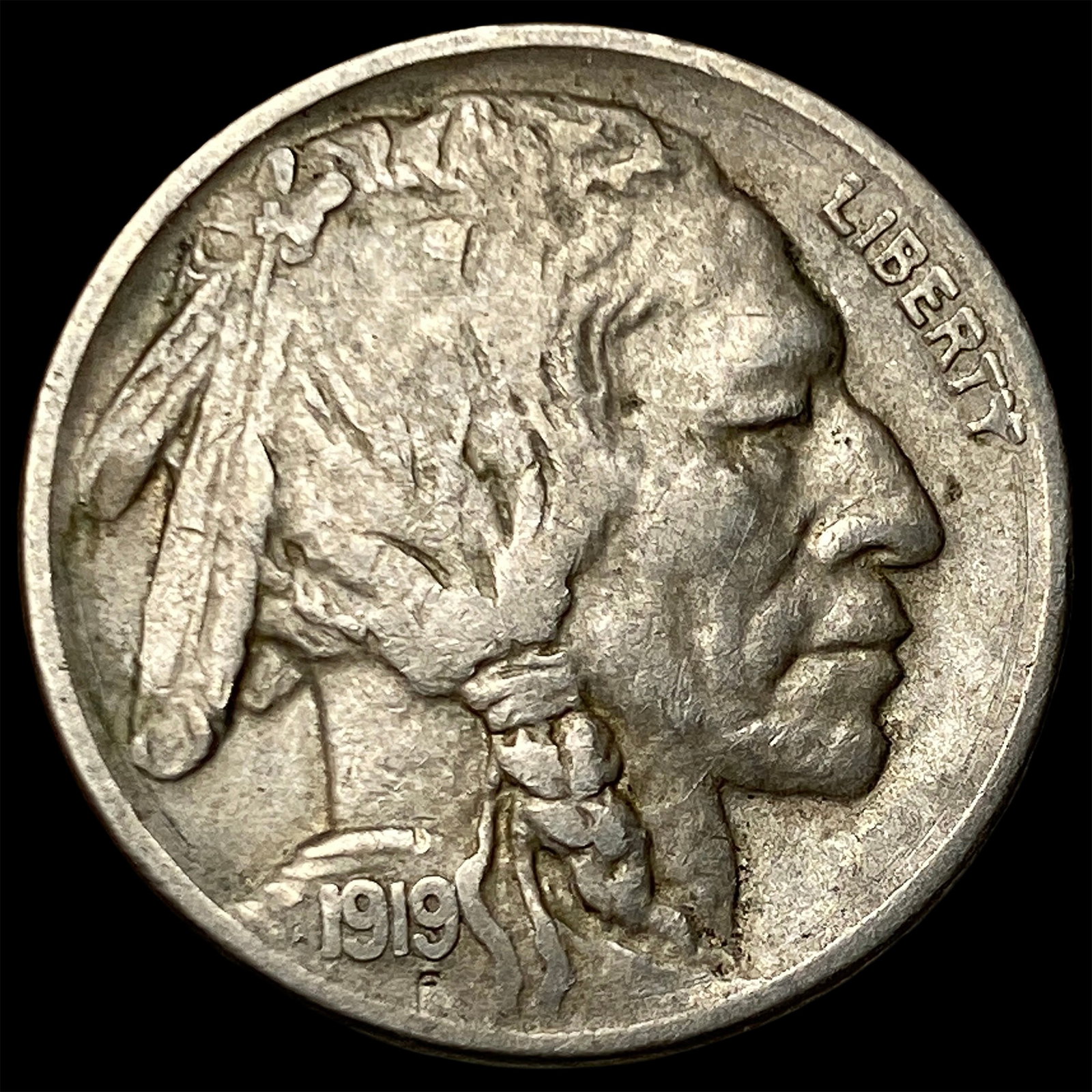 1919-S Buffalo Nickel CLOSELY UNCIRCULATED: 1919-S Buffalo Nickel CLOSELY UNCIRCULATED