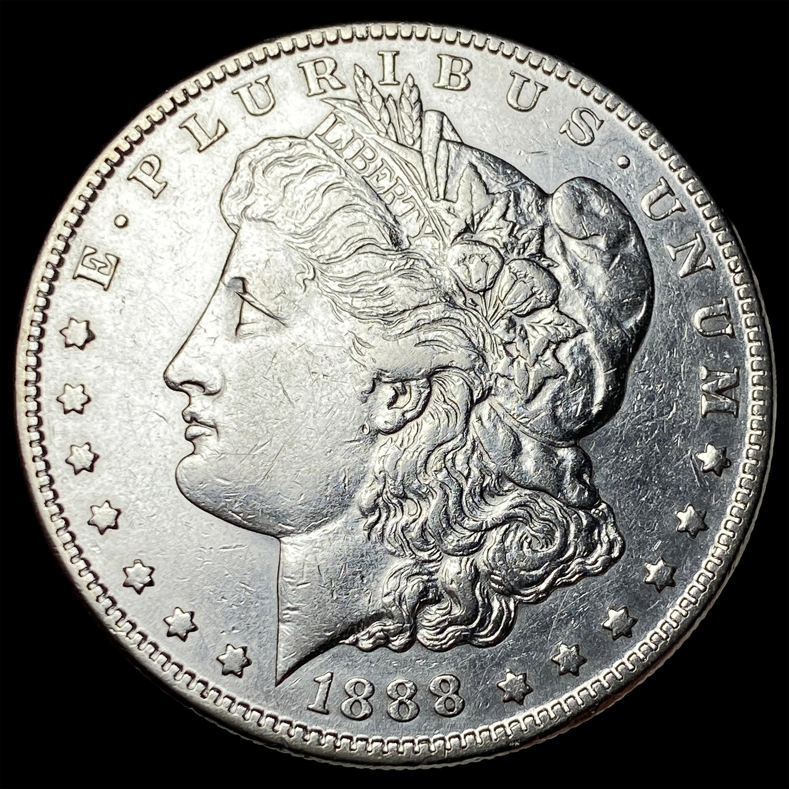 1888-S Silver Morgan Dollar CLOSELY UNCIRCULATED: 1888-S Silver Morgan Dollar CLOSELY UNCIRCULATED