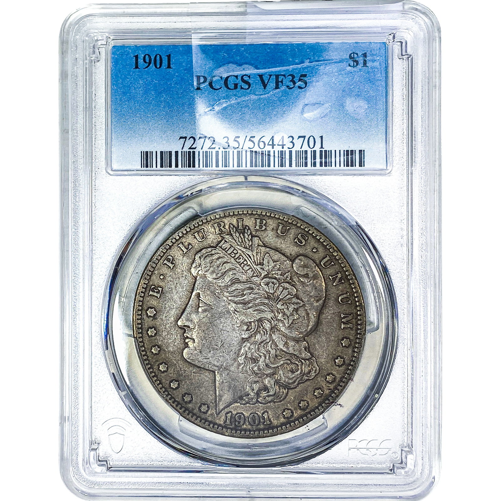 1901 Morgan Silver Dollar PCGS VF35 (1 of 2)