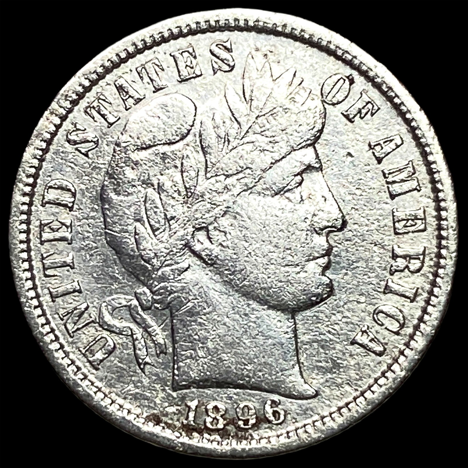 1896-S Silver Barber Dime HIGH GRADE (1 of 2)
