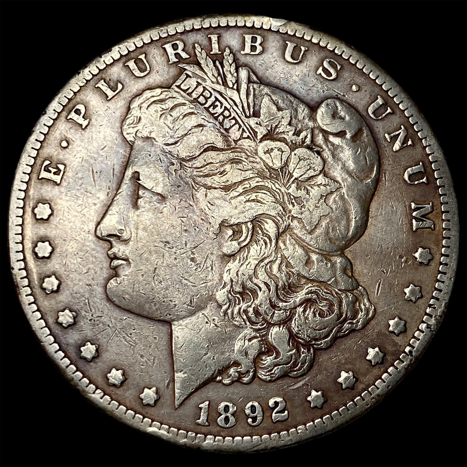 1892-CC Silver Morgan Dollar CLOSELY UNCIRCULATED (1 of 2)