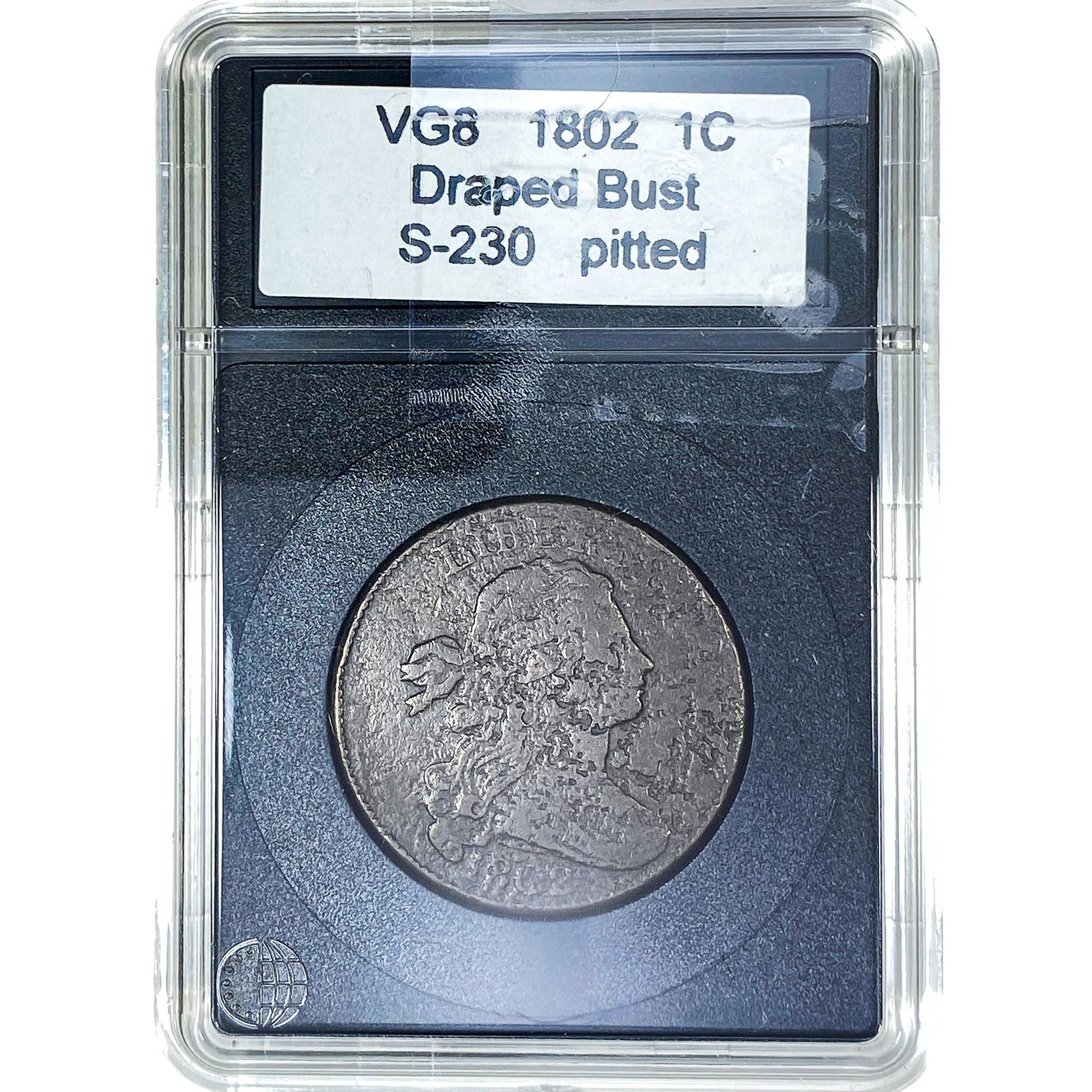 1802 Draped Bust Large Cent VG8 (1 of 2)