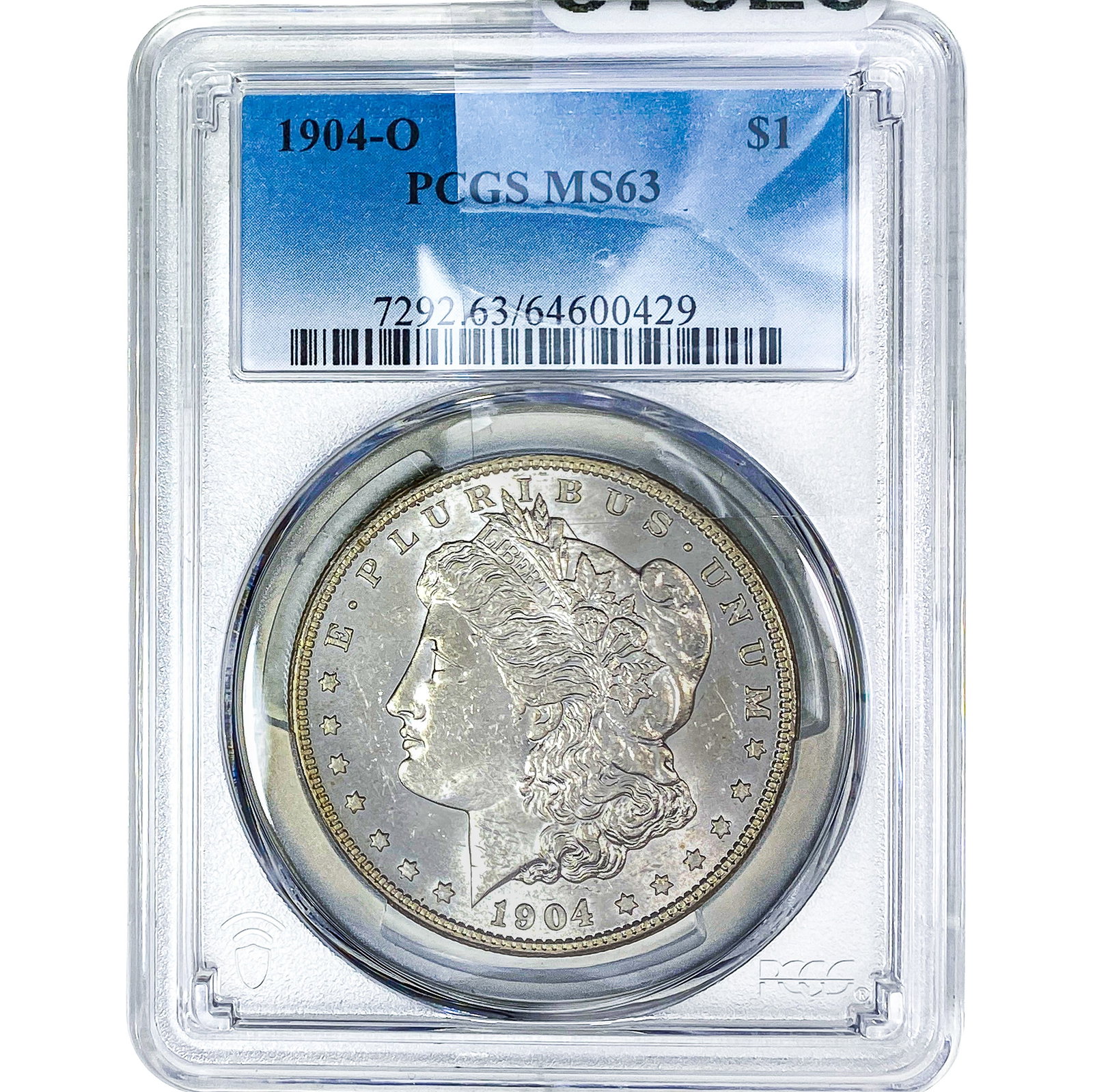 1904-O Morgan Silver Dollar PCGS MS63: 1904-O Morgan Silver Dollar PCGS MS63
