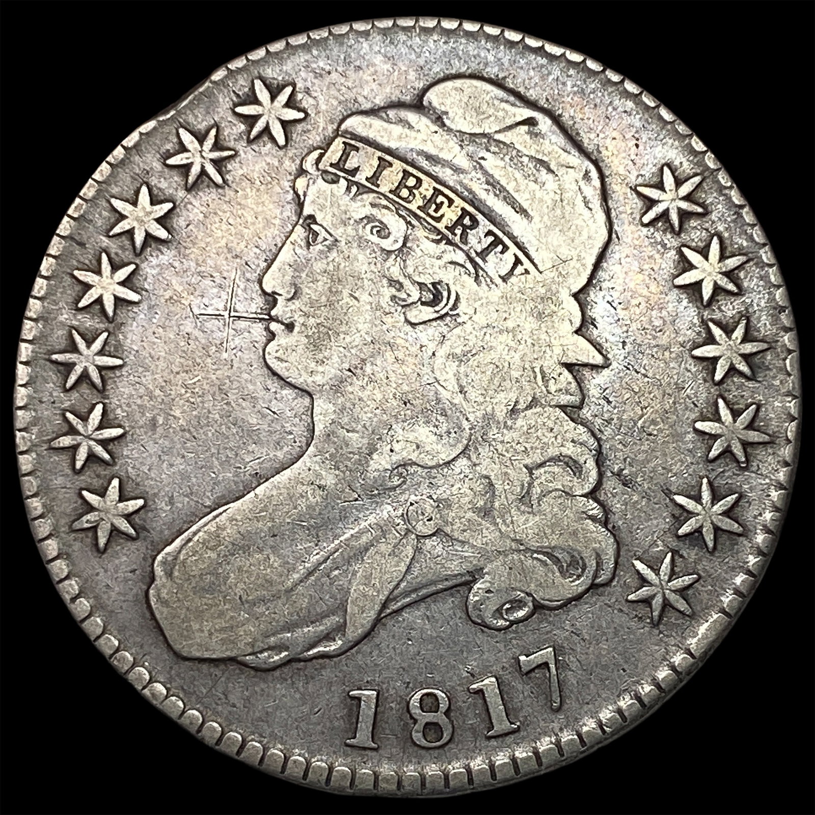 1817 Capped Bust Half Dollar NICELY CIRCULATED (1 of 2)