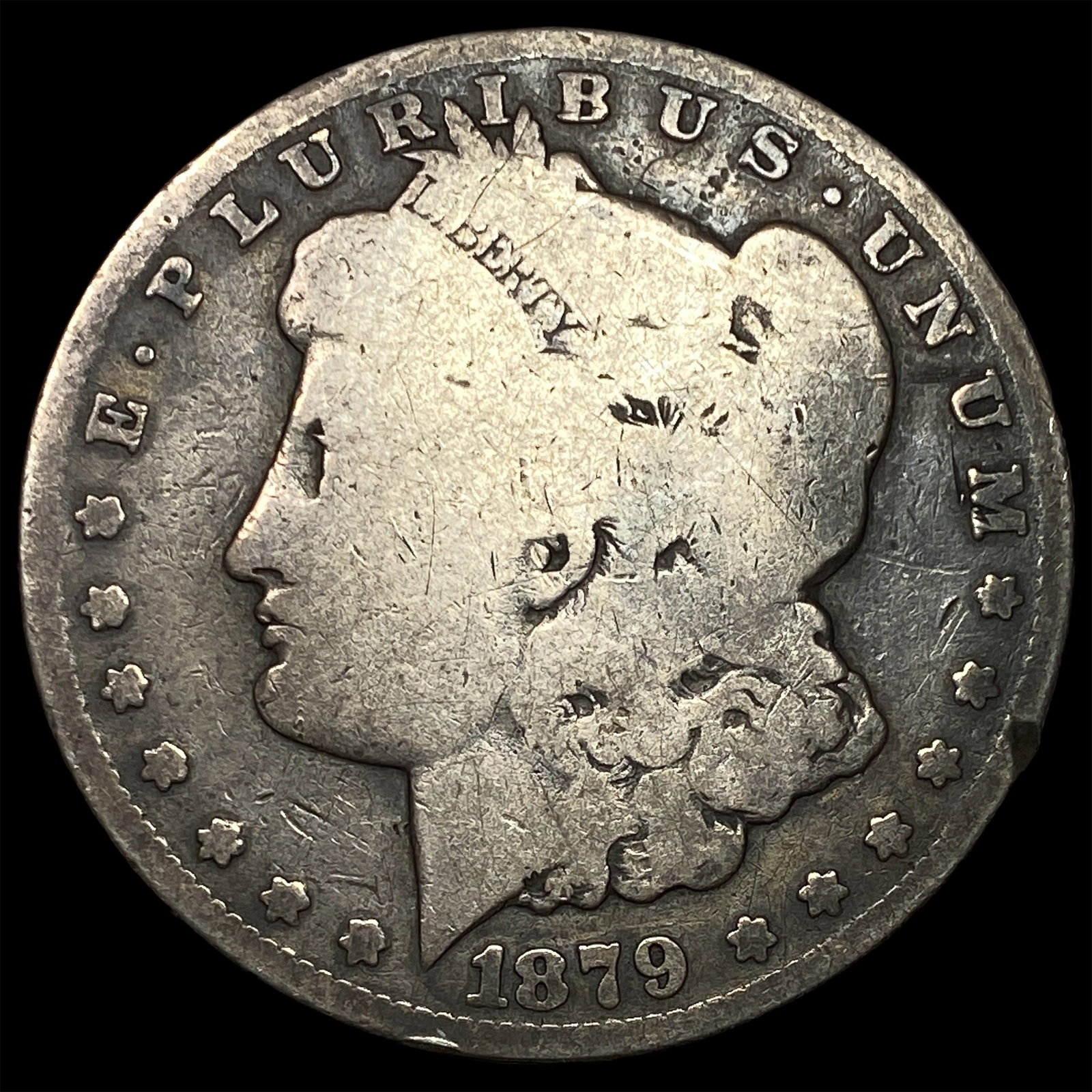 1879-S Silver Morgan Dollar NICELY CIRCULATED: 1879-S Silver Morgan Dollar NICELY CIRCULATED