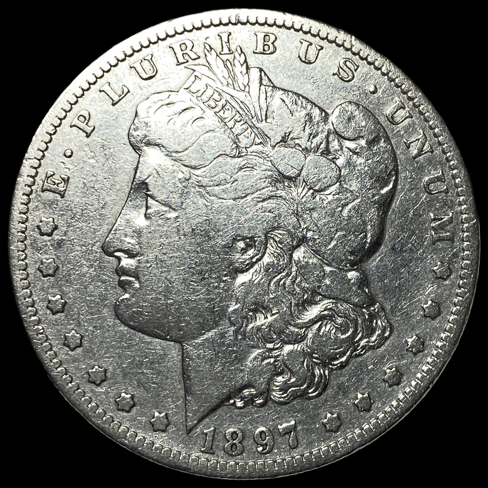 1897-S Silver Morgan Dollar LIGHTLY CIRCULATED (1 of 2)
