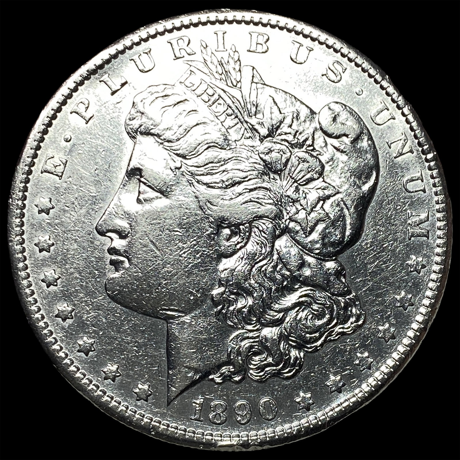 1890-S Silver Morgan Dollar UNCIRCULATED: 1890-S Silver Morgan Dollar UNCIRCULATED