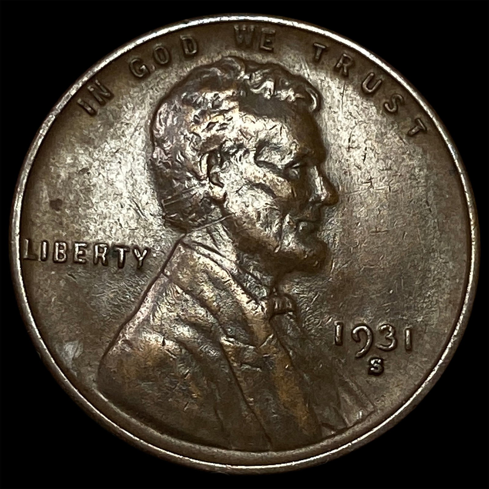 1931-S Lincoln Wheat Cent CLOSELY UNCIRCULATED (1 of 2)