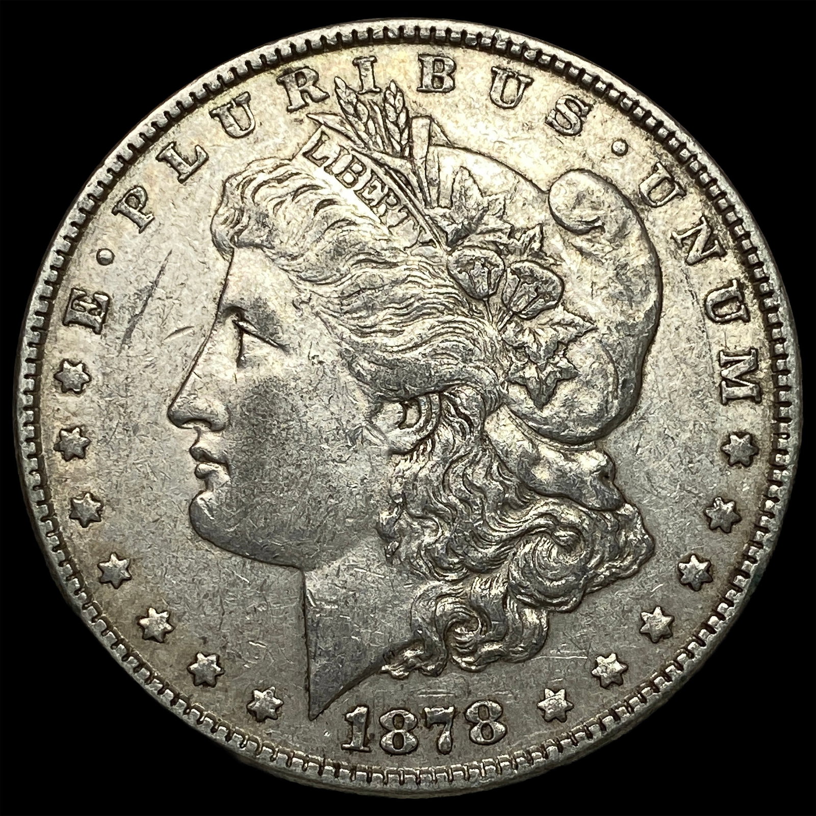 1878 Silver Morgan Dollar CLOSELY UNCIRCULATED: 1878 Silver Morgan Dollar CLOSELY UNCIRCULATED