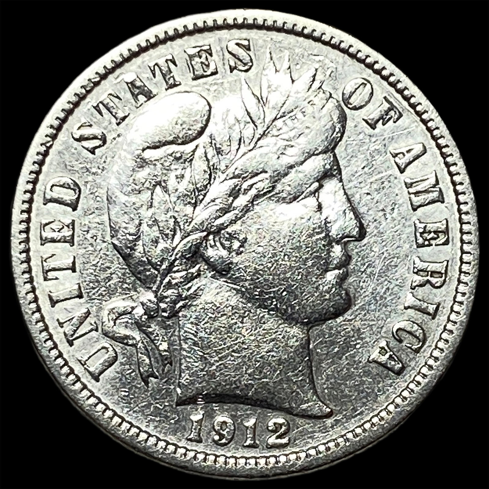 1912-D Silver Barber Dime HIGH GRADE (1 of 2)