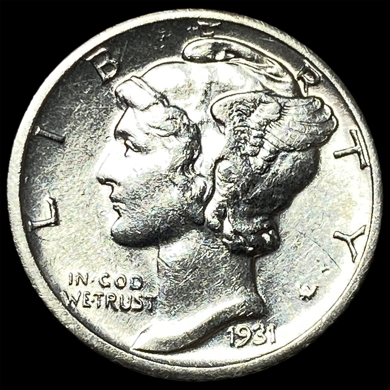 1931-D Silver Mercury Dime UNCIRCULATED (1 of 2)
