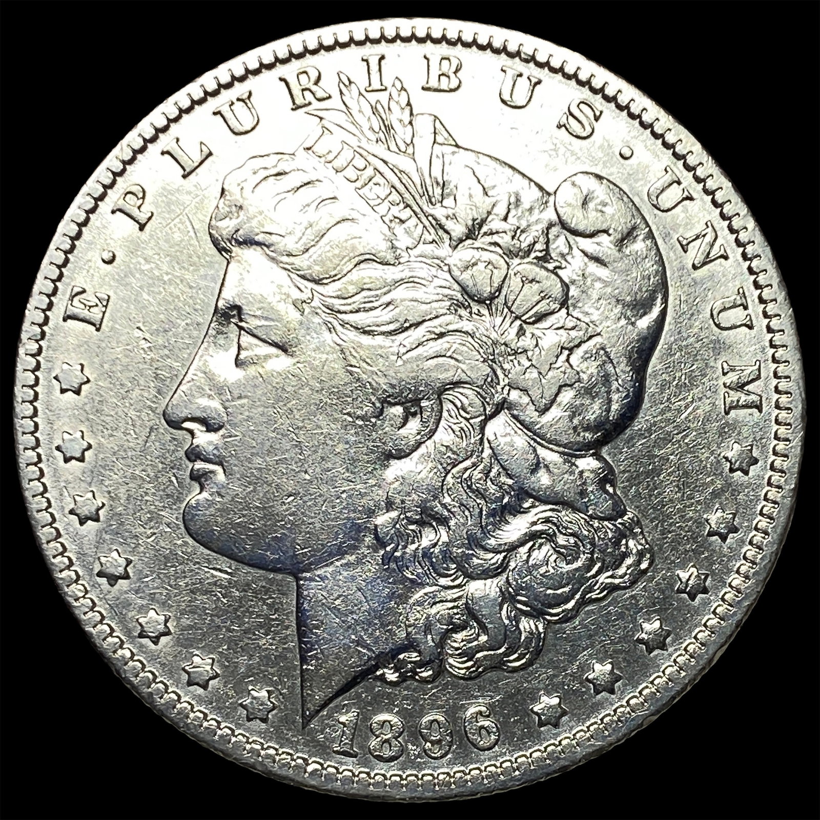 1896 Morgan Silver Dollar CLOSELY UNCIRCULATED: 1896 Morgan Silver Dollar CLOSELY UNCIRCULATED