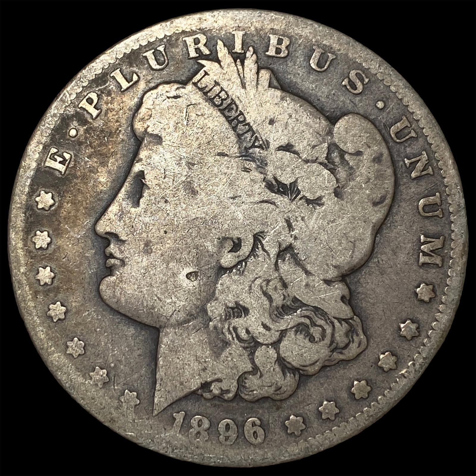 1896-S Silver Morgan Dollar CLOSELY UNCIRCULATED: 1896-S Silver Morgan Dollar CLOSELY UNCIRCULATED