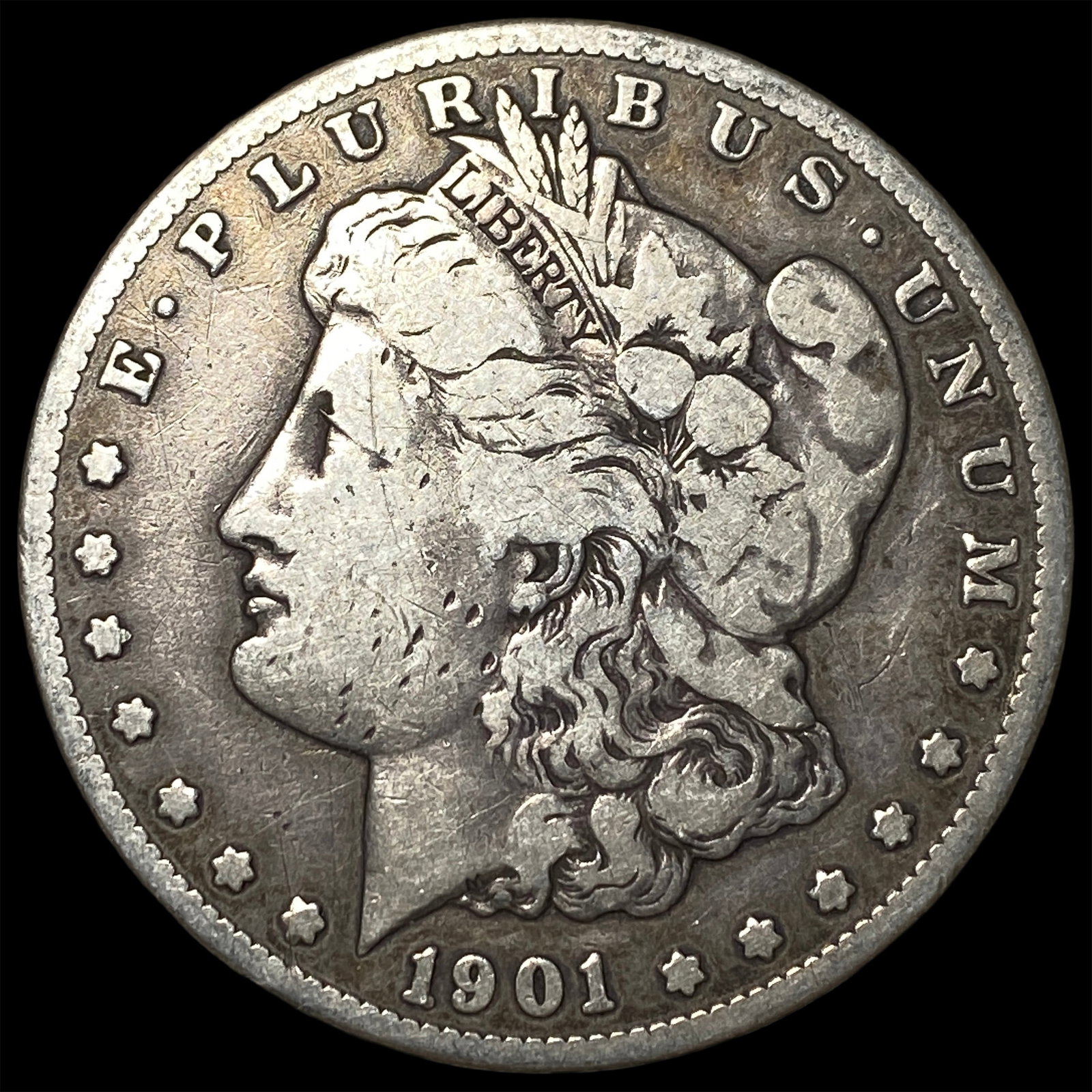 1901-S Silver Morgan Dollar CLOSELY UNCIRCULATED (1 of 2)