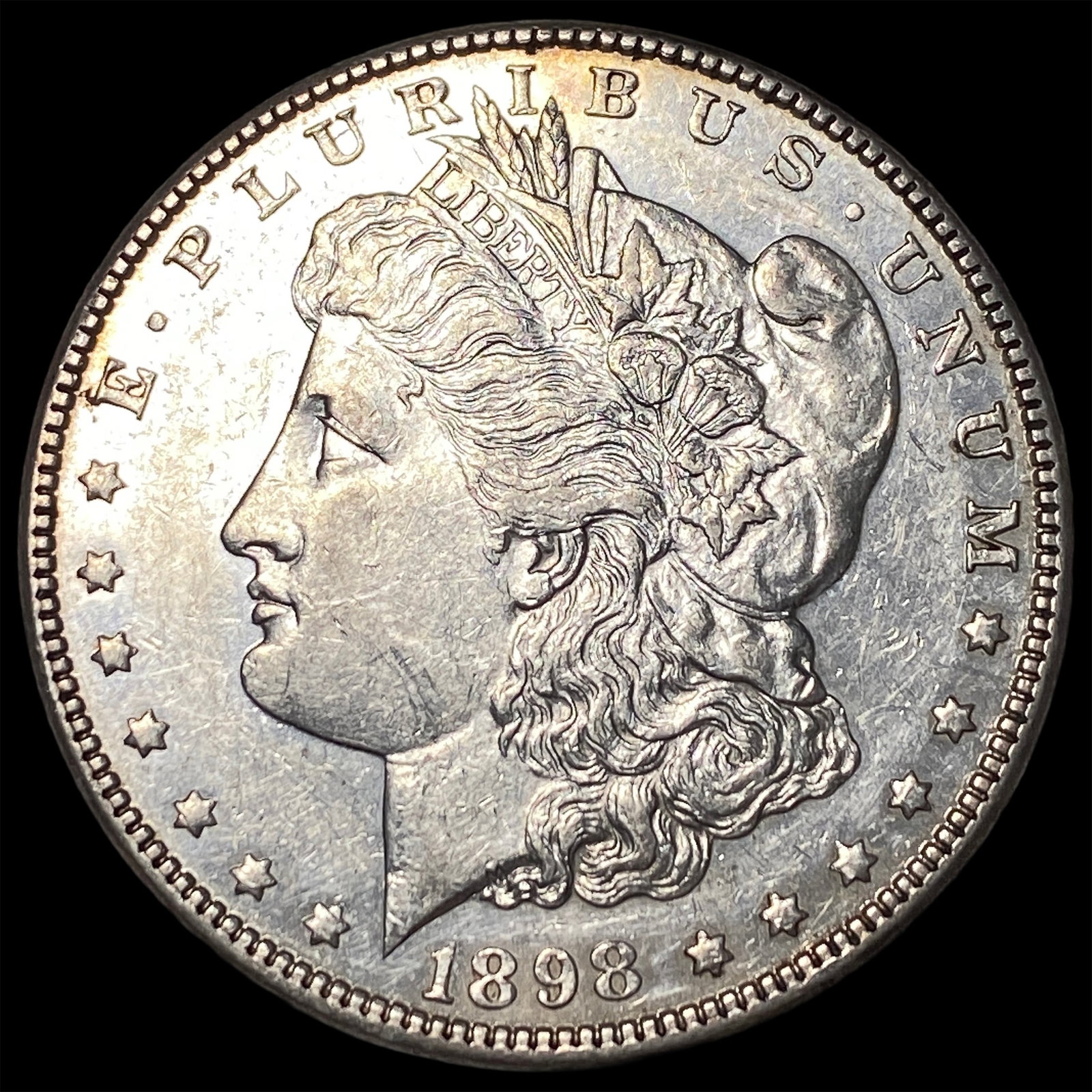 1898 Morgan Silver Dollar CLOSELY UNCIRCULATED: 1898 Morgan Silver Dollar CLOSELY UNCIRCULATED