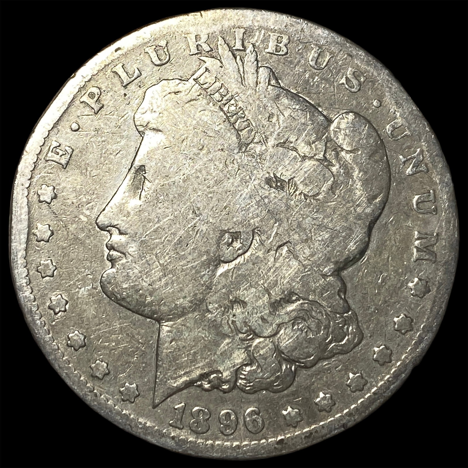 1896-S Silver Morgan Dollar CLOSELY UNCIRCULATED: 1896-S Silver Morgan Dollar CLOSELY UNCIRCULATED