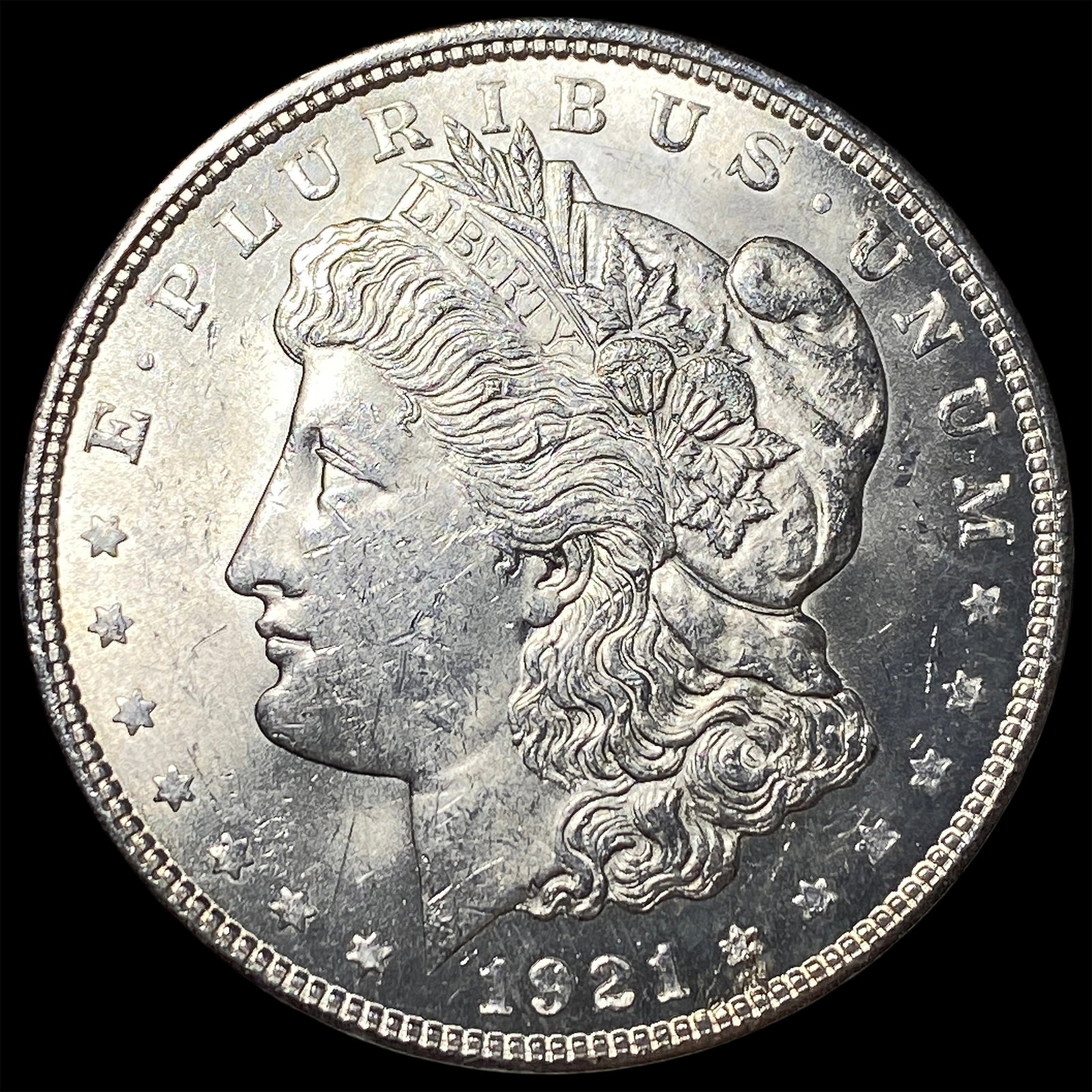 1921 Silver Morgan Dollar CHOICE BU (1 of 2)