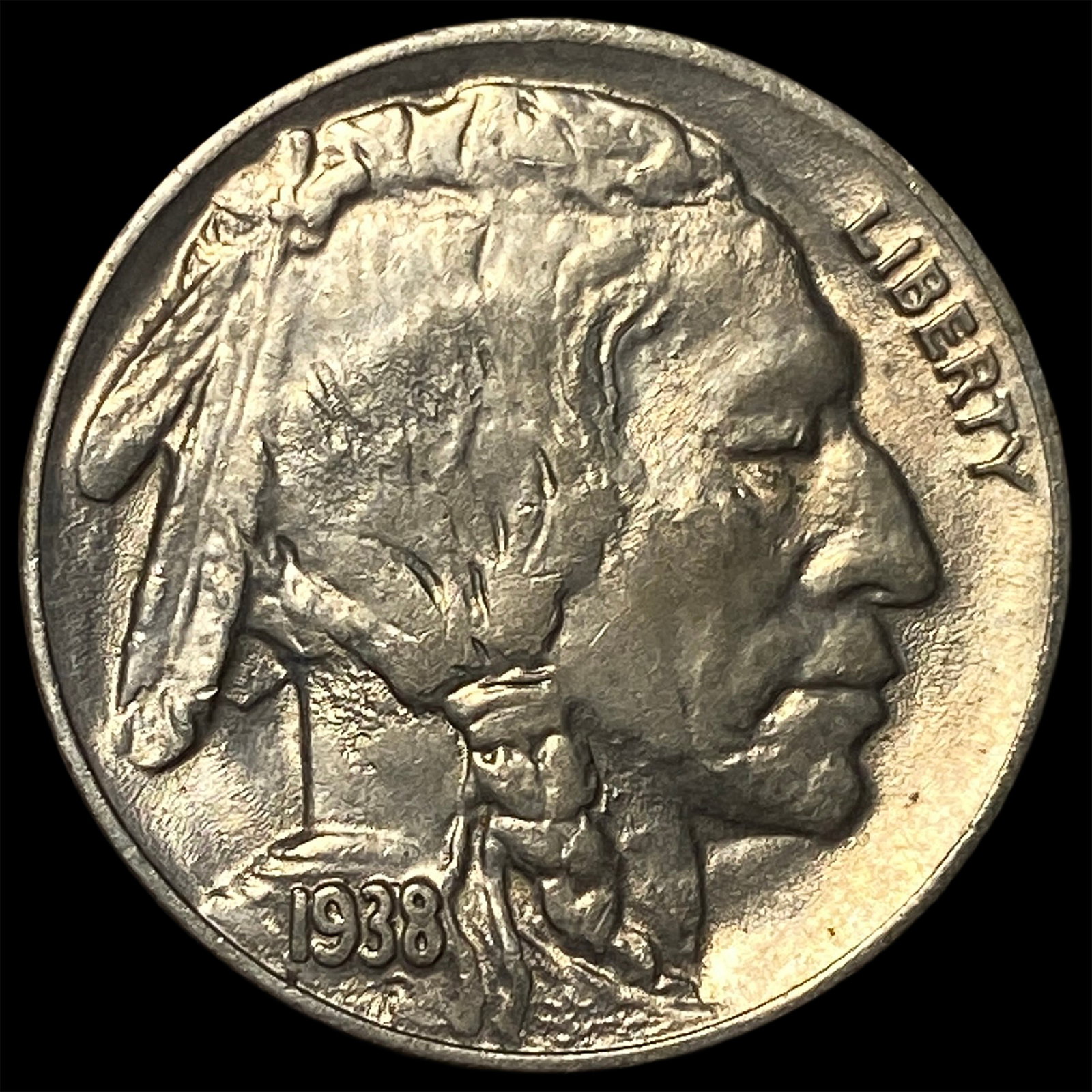 1938-D Nickel Five Cents Buffalo UNCIRCULATED (1 of 2)
