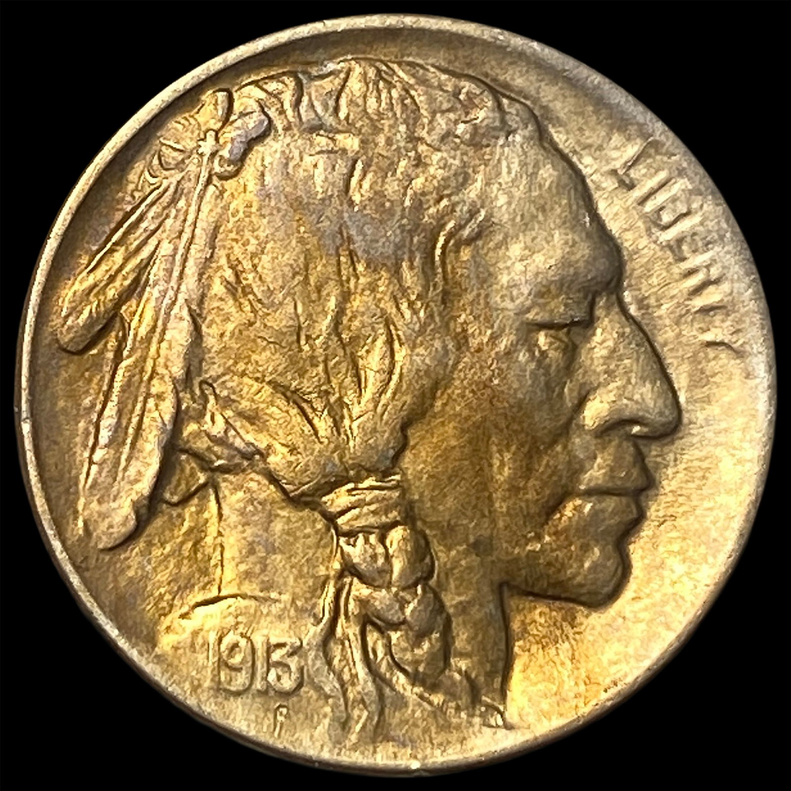 1913-D Type 1 Buffalo Nickel UNCIRCULATED: 1913-D Type 1 Buffalo Nickel UNCIRCULATED