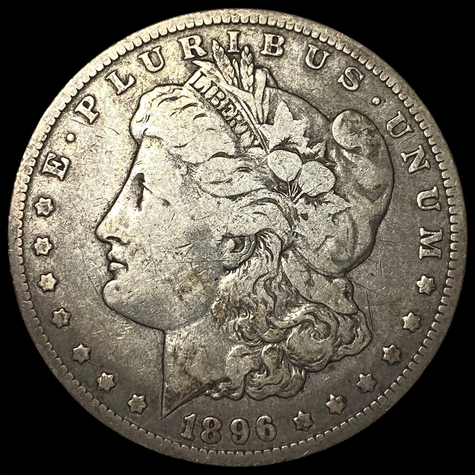 1896-O Silver Morgan Dollar CLOSELY UNCIRCULATED: 1896-O Silver Morgan Dollar CLOSELY UNCIRCULATED