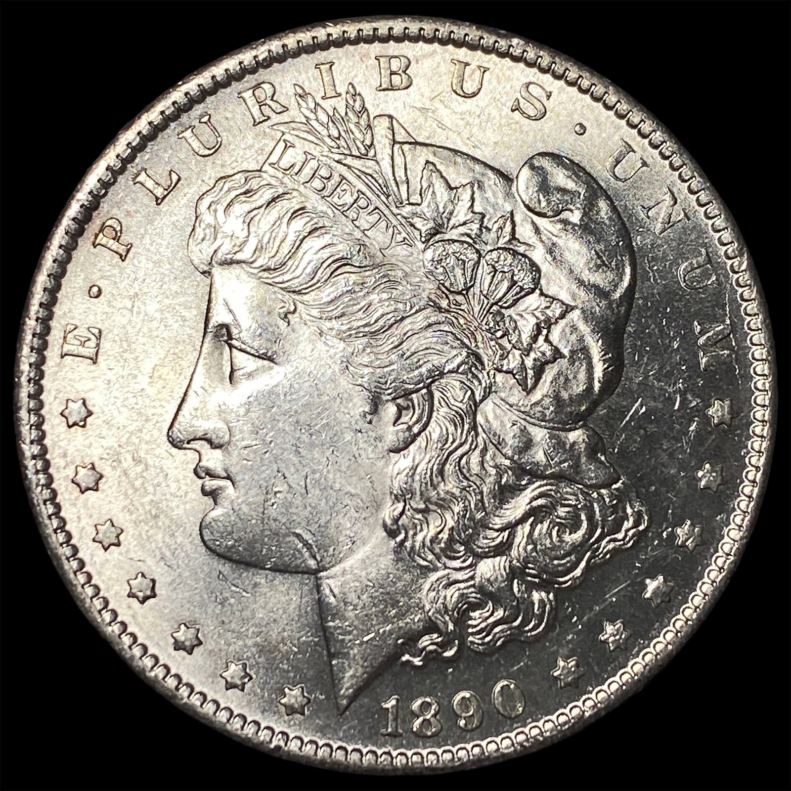1890-S Silver Morgan Dollar UNCIRCULATED: 1890-S Silver Morgan Dollar UNCIRCULATED