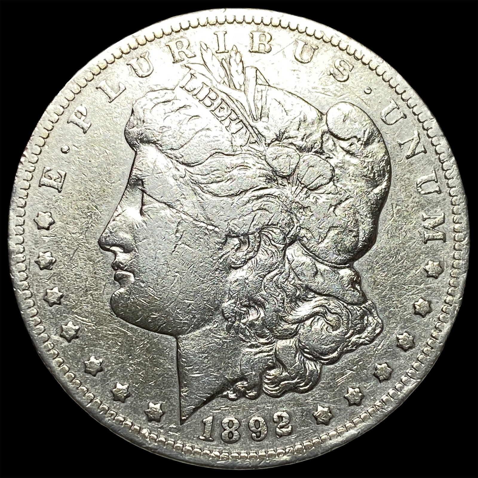 1892-CC Silver Morgan Dollar CLOSELY UNCIRCULATED (1 of 2)