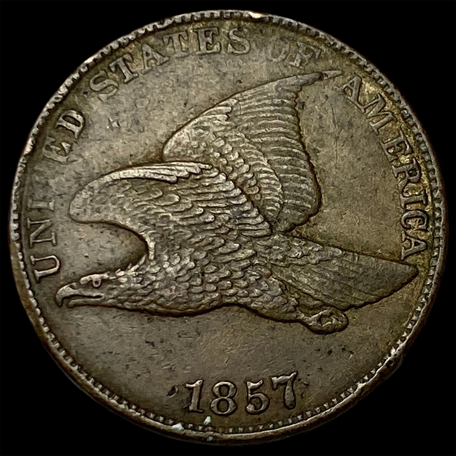 1857 Flying Eagle Cent CHOICE AU (1 of 2)
