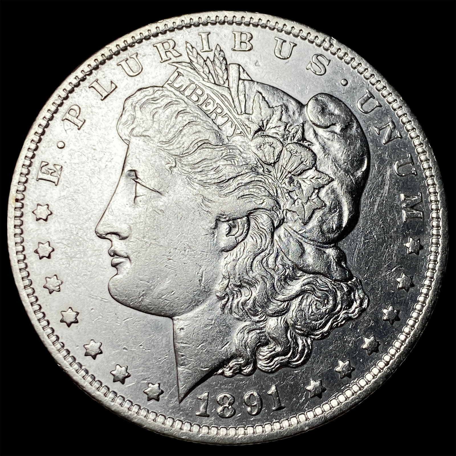 1891-O Silver Morgan Dollar CLOSELY UNCIRCULATED: 1891-O Silver Morgan Dollar CLOSELY UNCIRCULATED