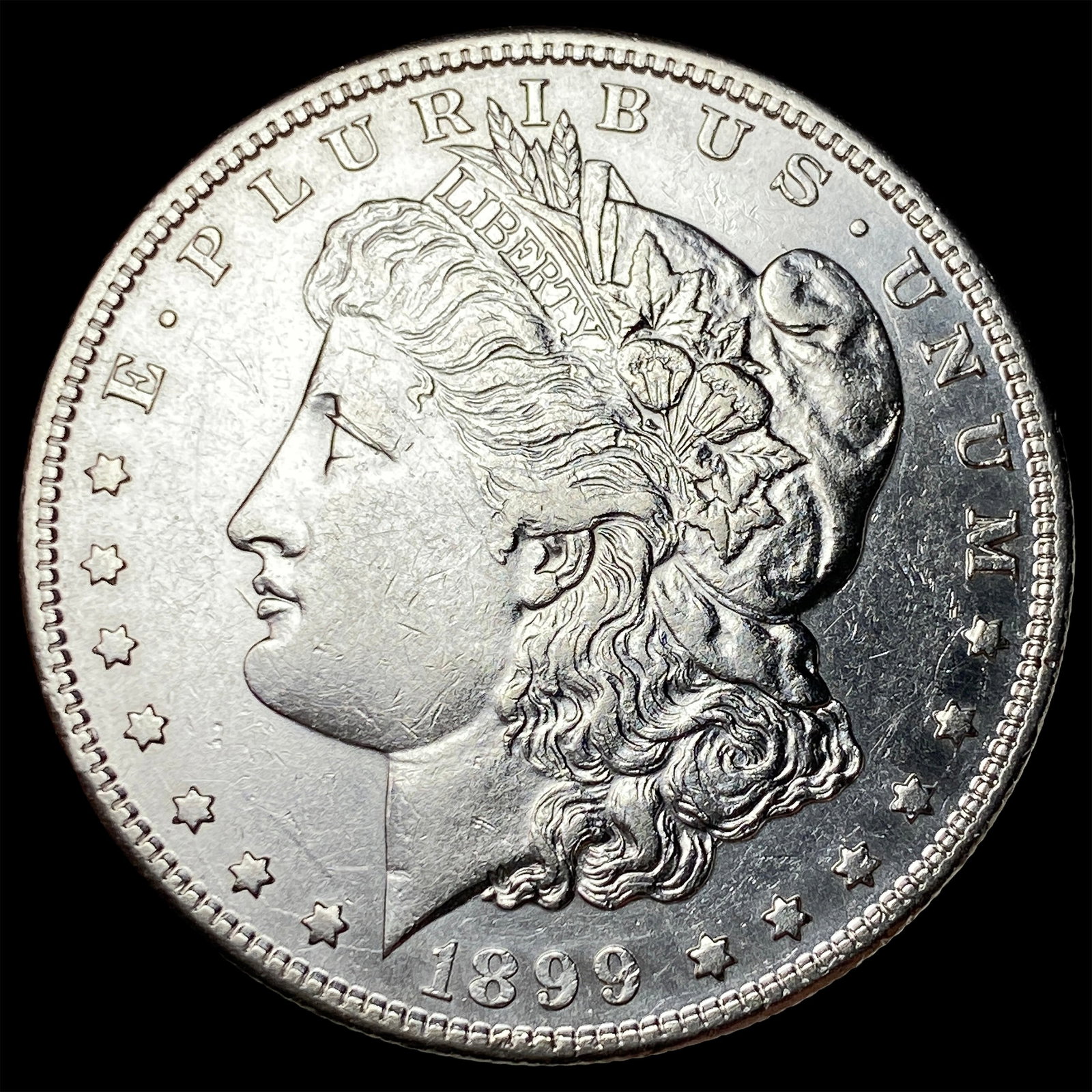 1899-S Silver Morgan Dollar CLOSELY UNCIRCULATED: 1899-S Silver Morgan Dollar CLOSELY UNCIRCULATED